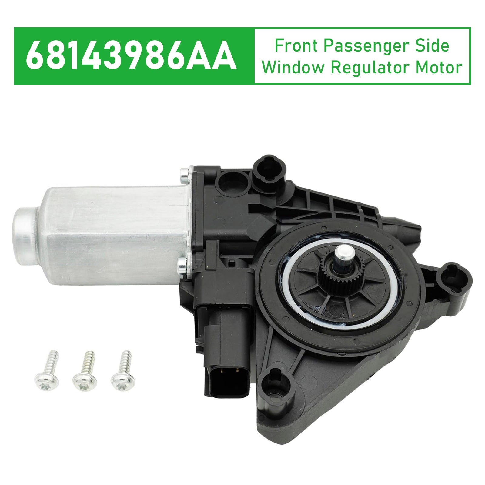 Motor regulátora bočného okna predného spolujazdca 68143986AA pre nabíjačku 300 2011-2023