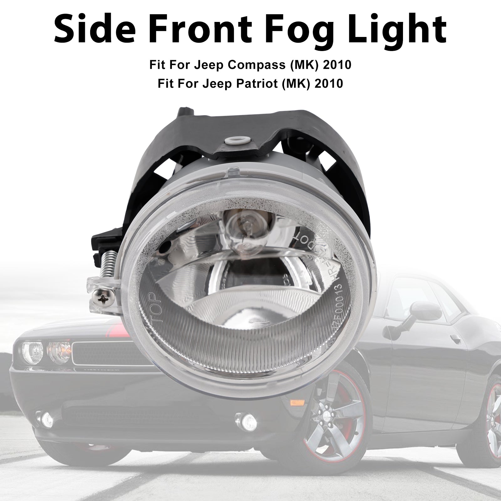 1 stk front tåkelys for jeep compass dodge lader kaliber 5182025aa