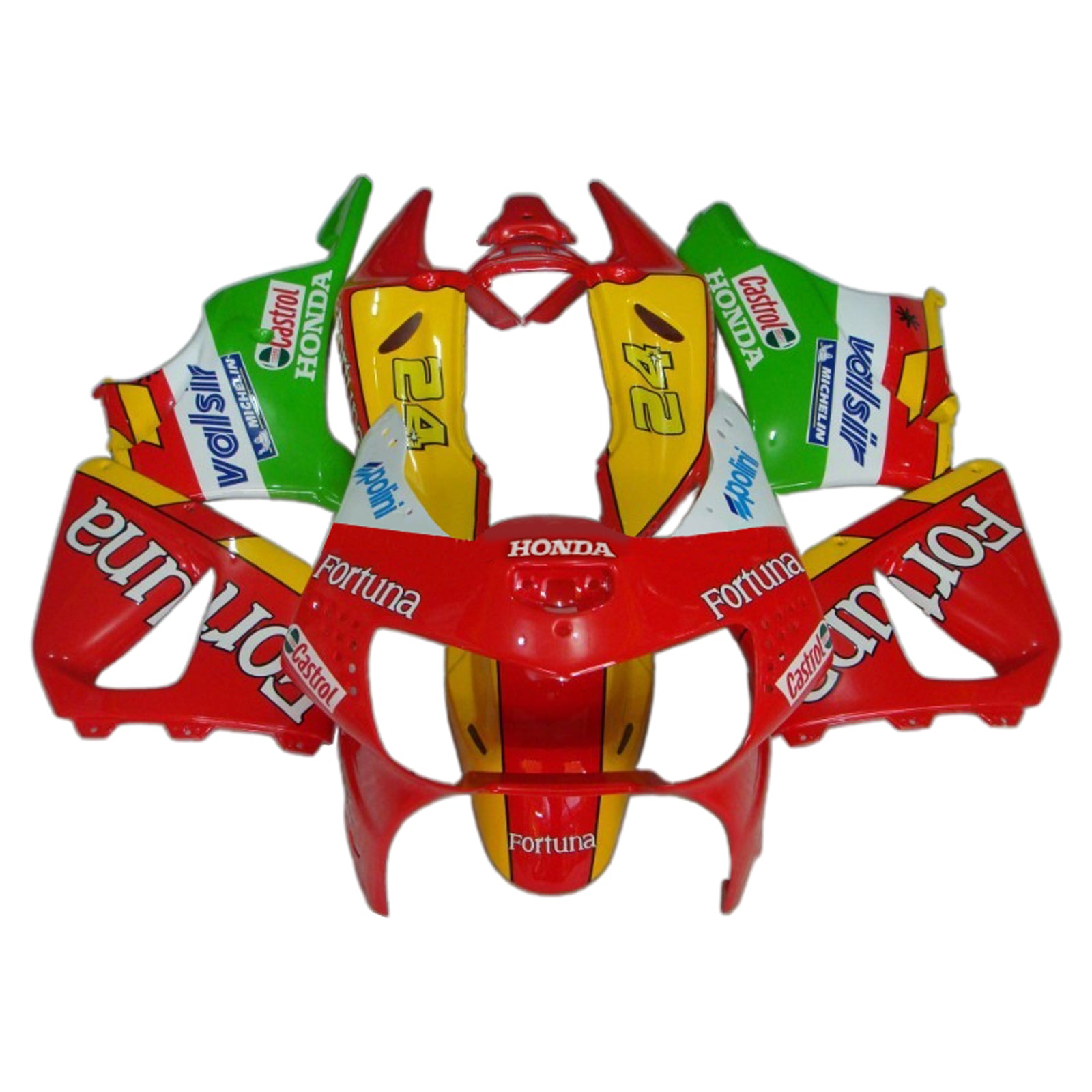 1998-1999 Honda CBR900RR 919 injektionsmässa kit Bodywork Plastic ABS