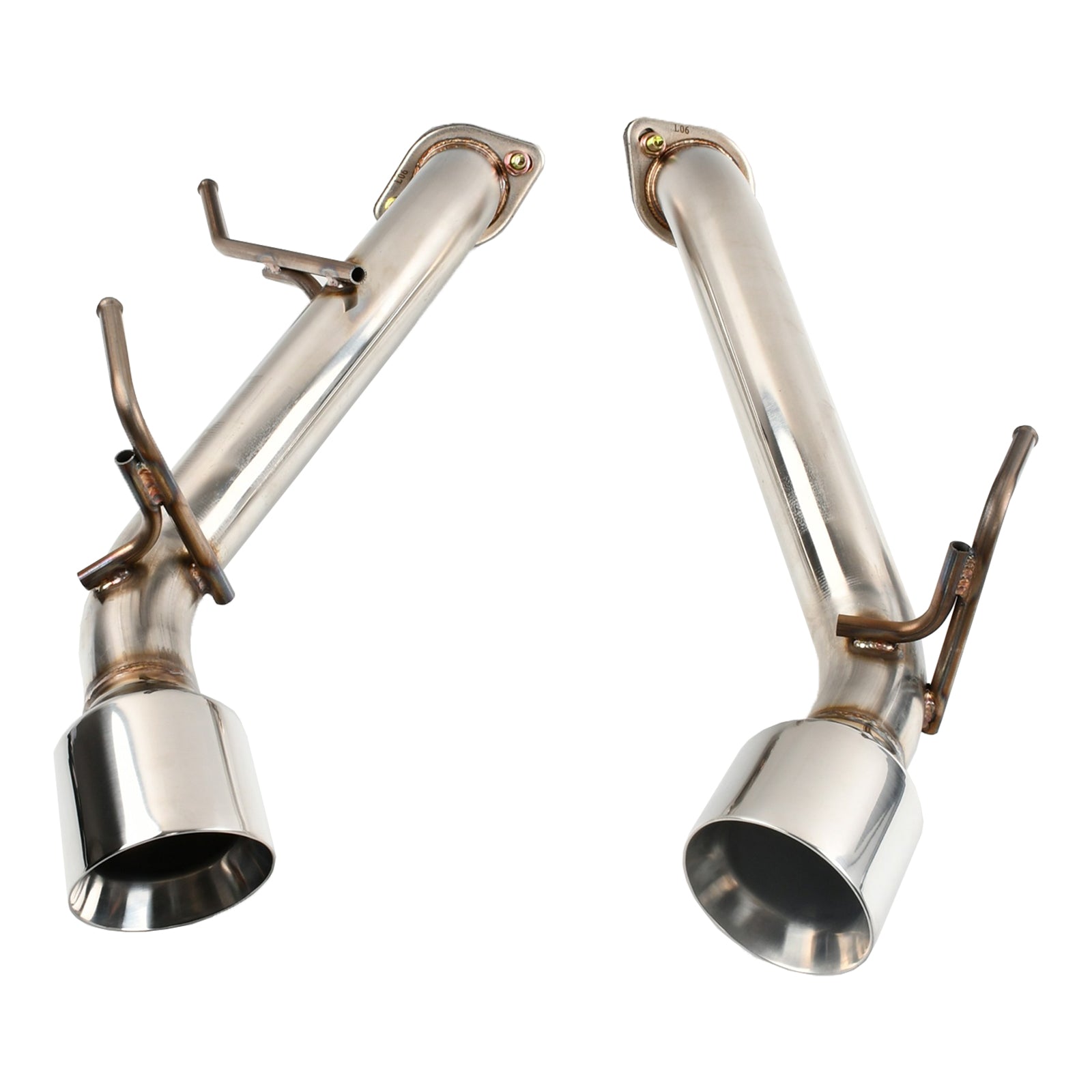 2008-2013 Infiniti G37 2dr Coupe Eje trasero Silenciador Tubo de escape Acero inoxidable