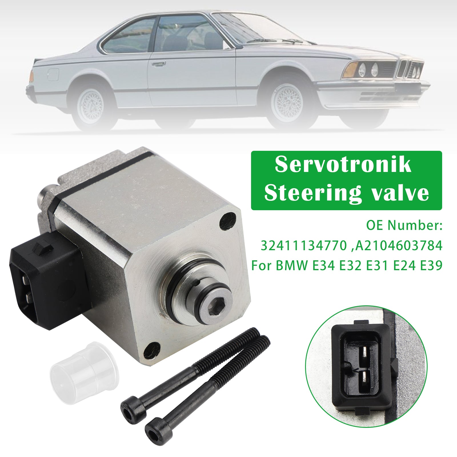 Servotronik Steering valve 32411134770 A2104603784 For BMW E34 E32 E31 E24 E39