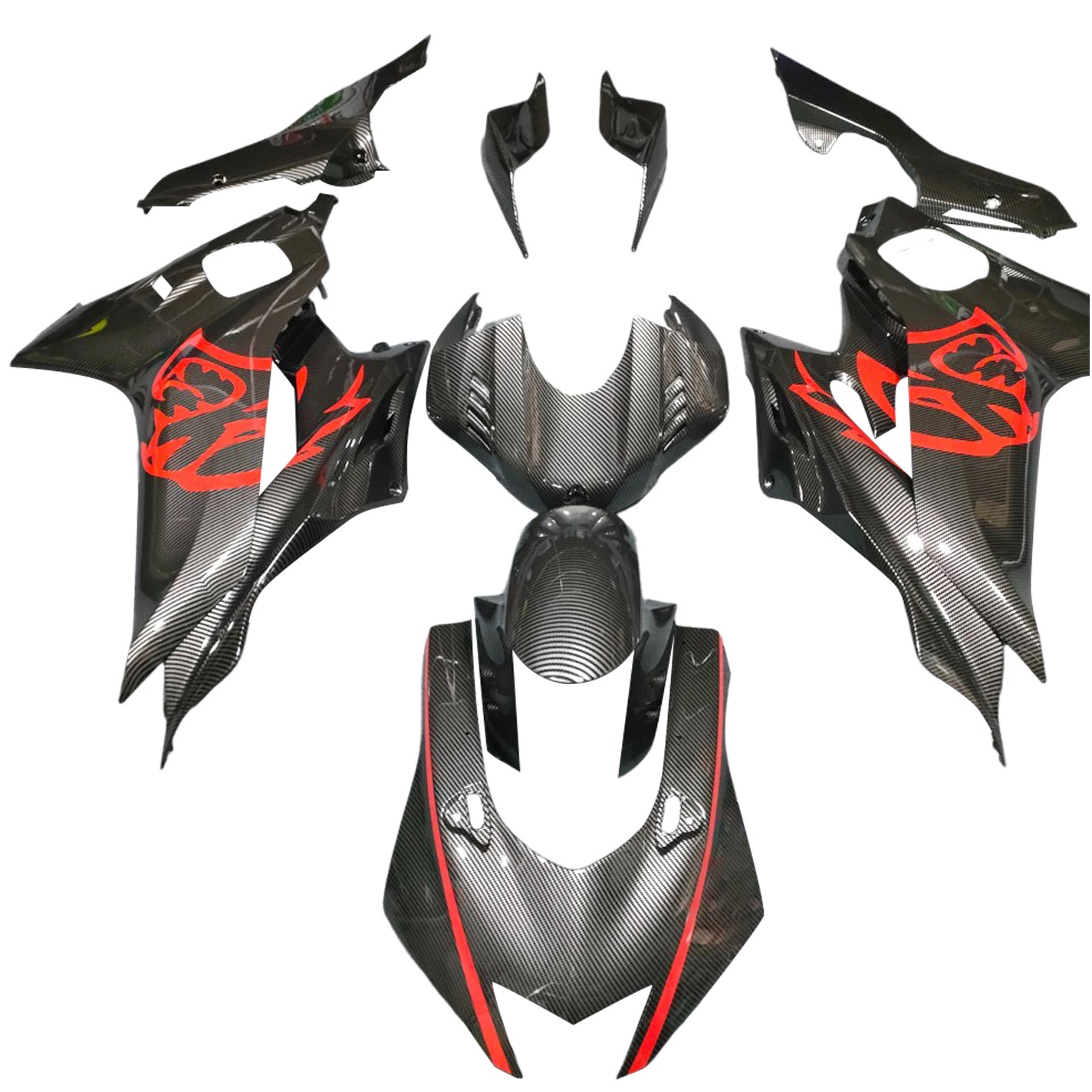 2017-2023 Yamaha YZF-R6 Kit de camerage d'injection Bodywork Plastic Abs