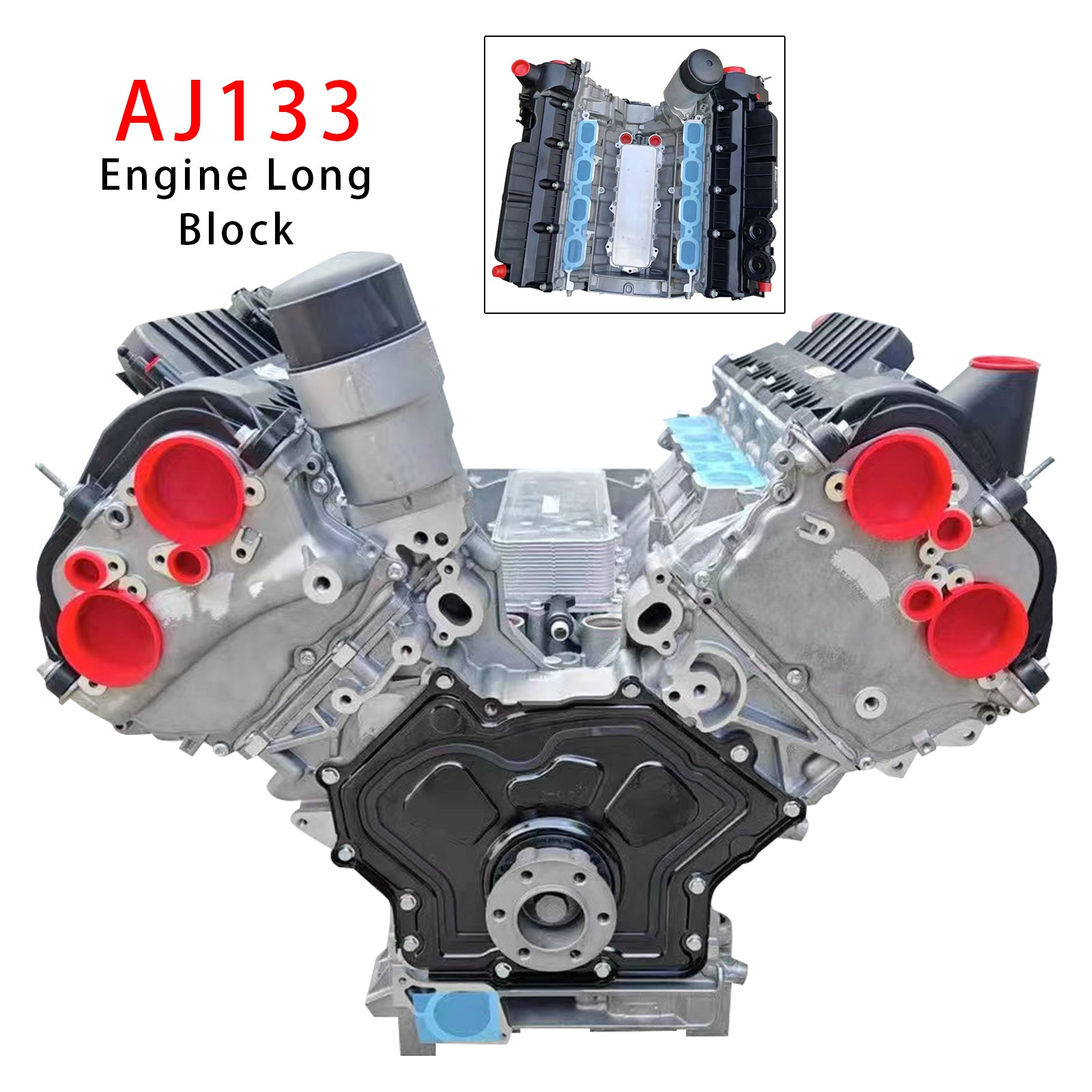Engine Motor Assembly AJ133 For Jaguar XJ Land Rover Range V8 5.0 L 2019+ 4Wd