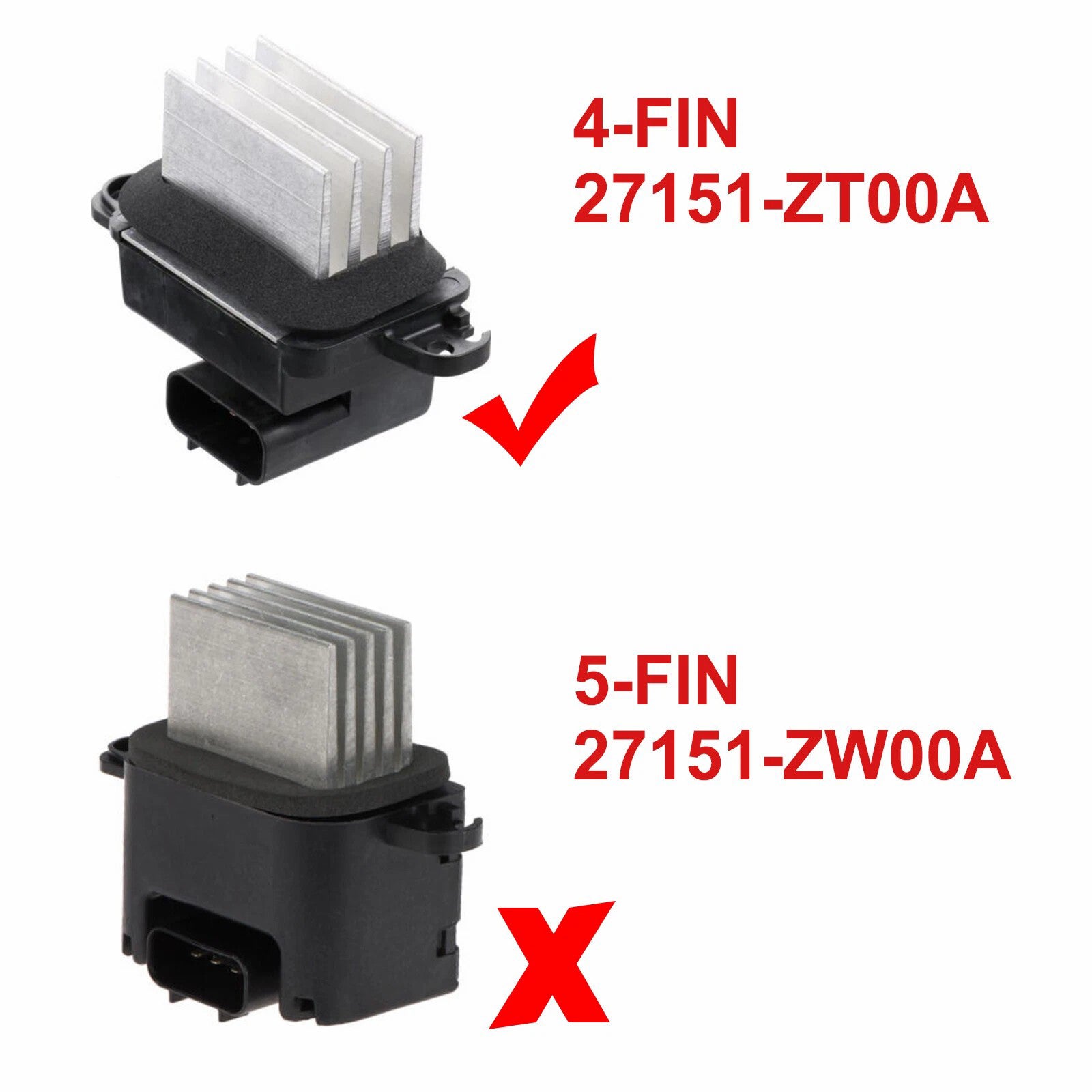 HVAC Heater Blower Regulator Resistor 27151ZT00A For Nissan Armada 2005-2008