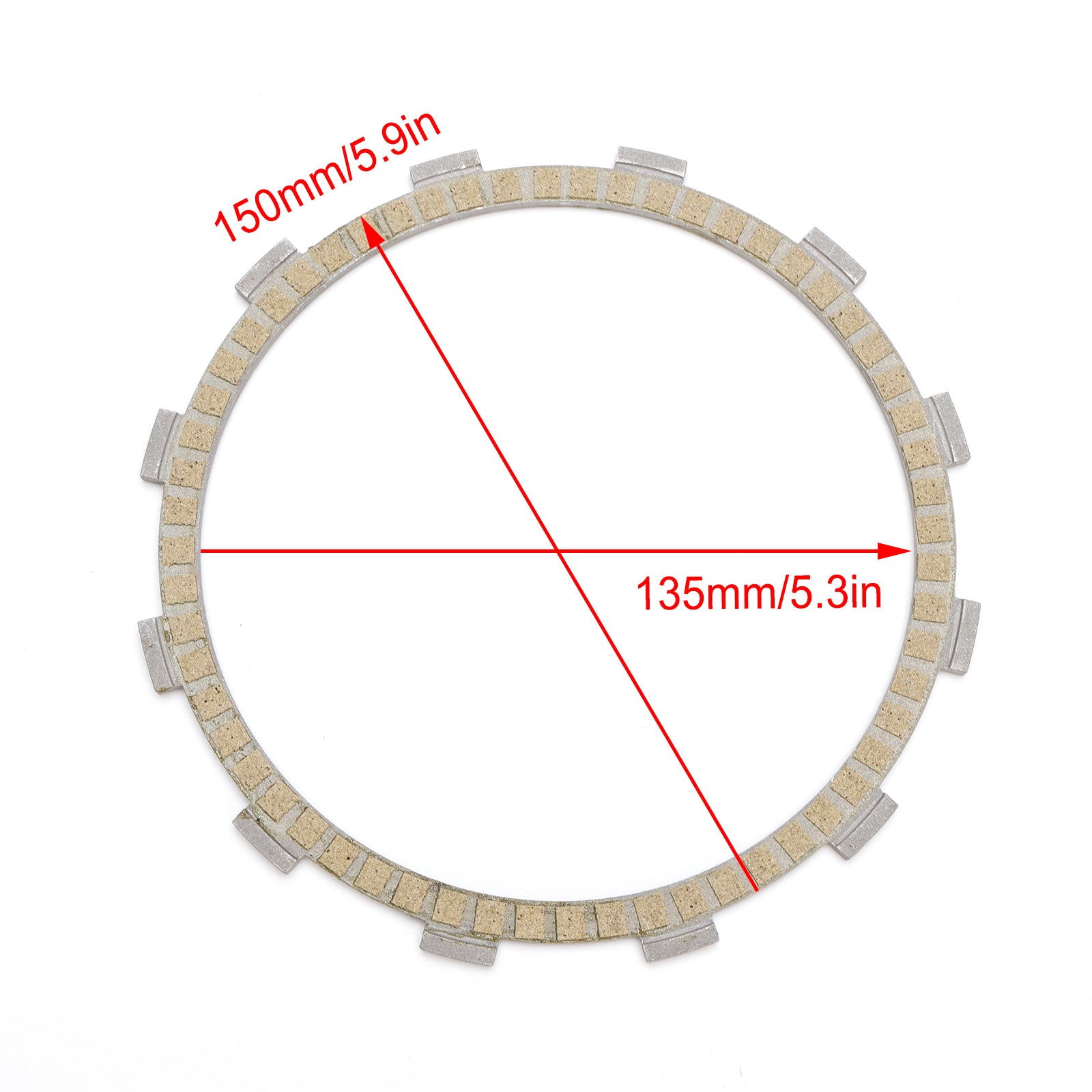 Clutch Friction Plate Kit fit for Suzuki DL1000 V-Strom 1000 SV1000S 2003-2007