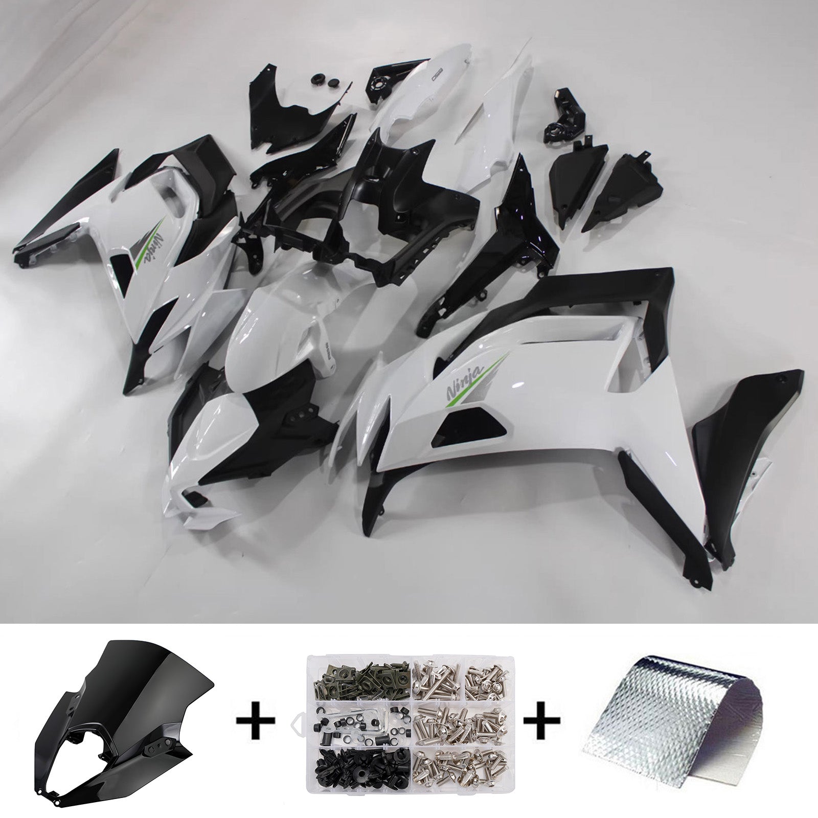 Injection Fairing Kit Bodywork ABS fit For Kawasaki ER-6F Ninja650 2020-2025