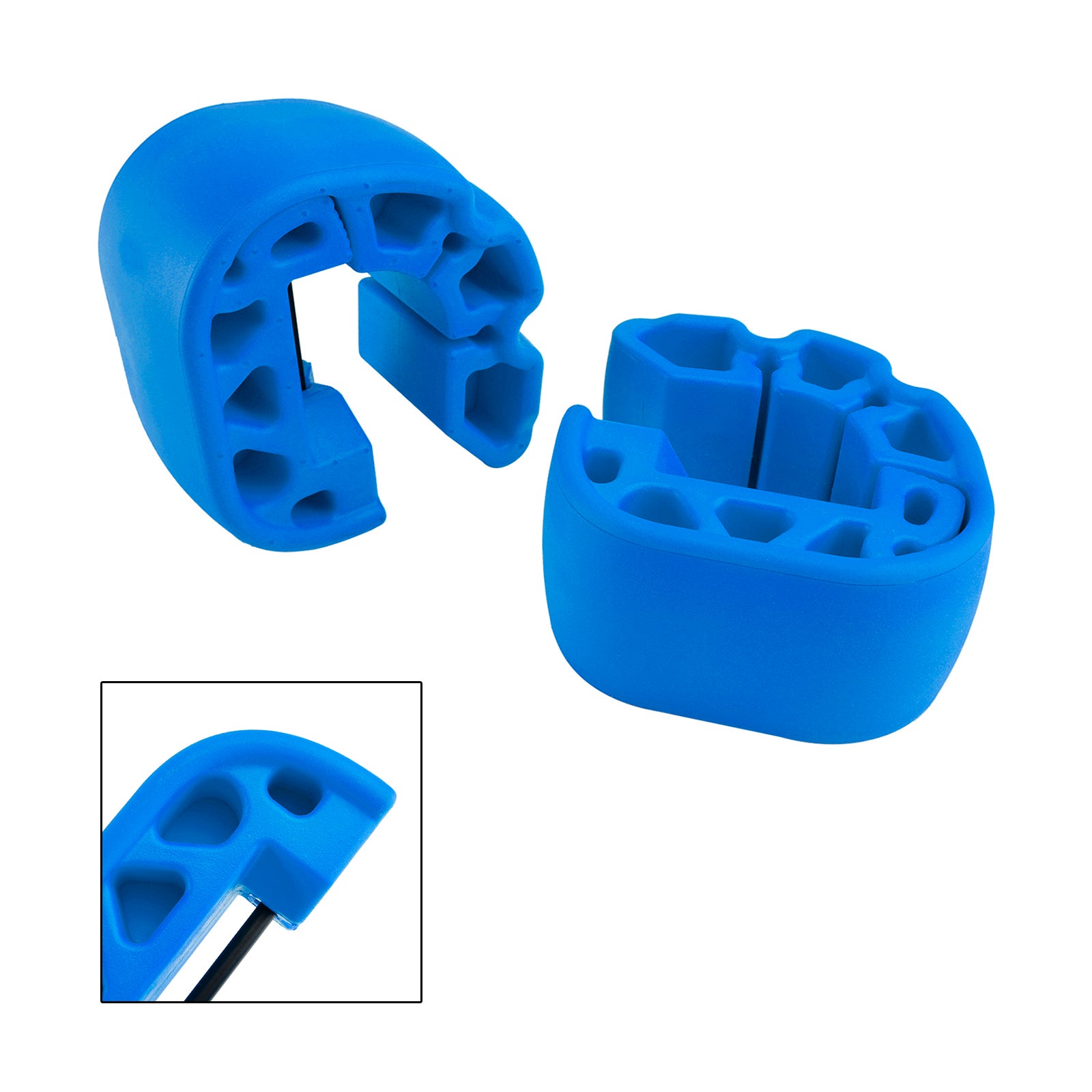 Snap-In Fenders Bumper Anti Crash Buffer 295100418 Blue For Sea-Doo Gtx Spark