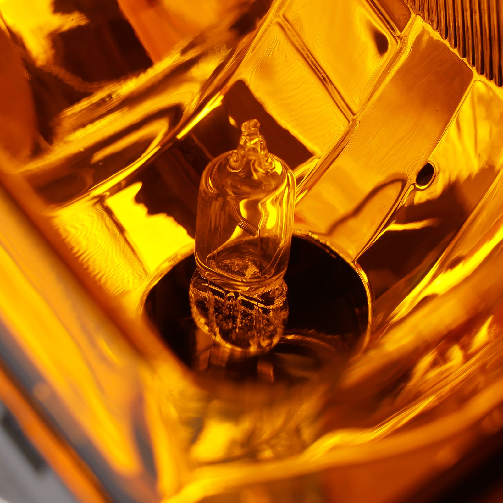 Par tåkelamper med pærer for Chevy Tahoe Sierra 2007-2015 gul linse