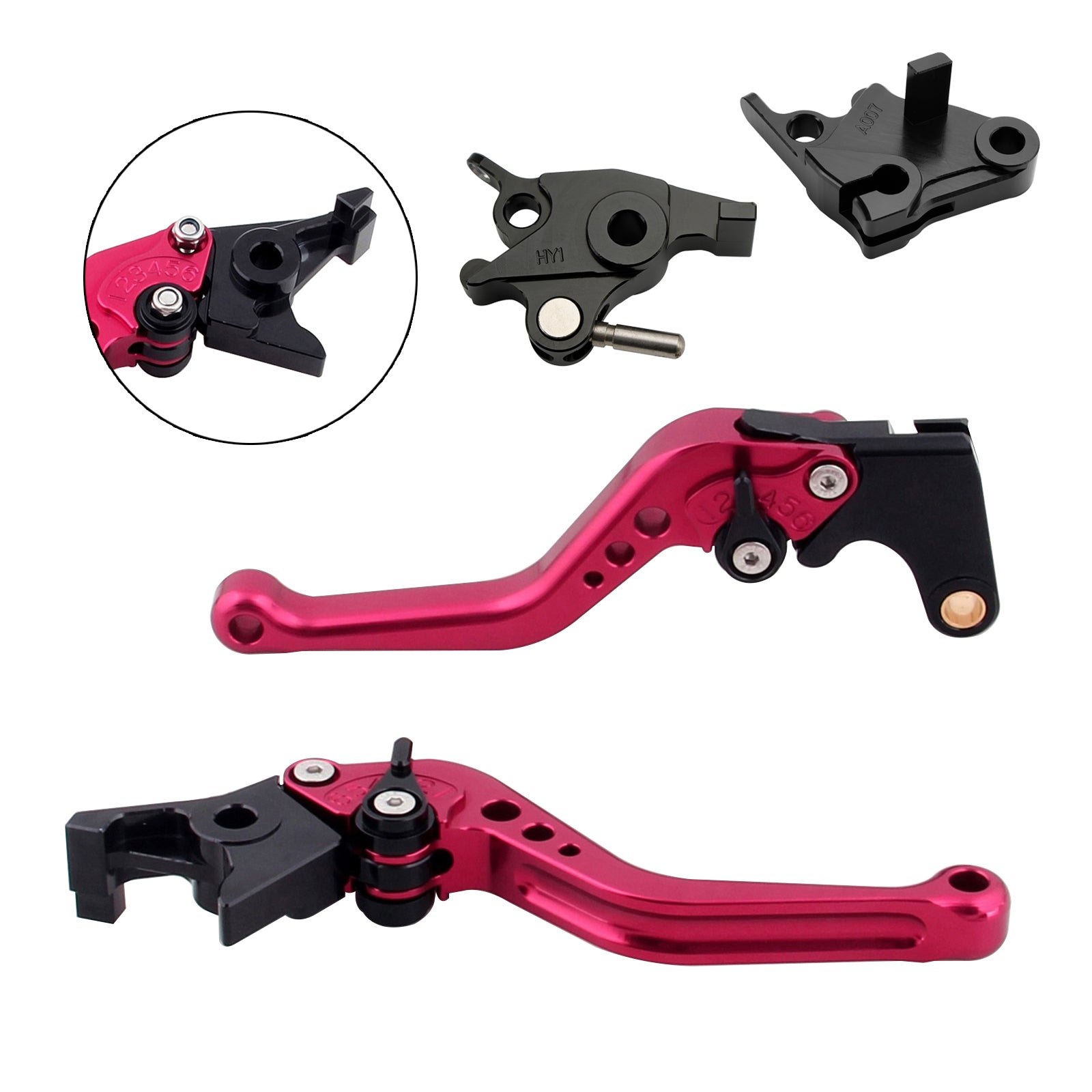 Ny kort kopplingsbromsspak Fit för CFMOTO 400NK 650NK 650MT 650GT 2020-21