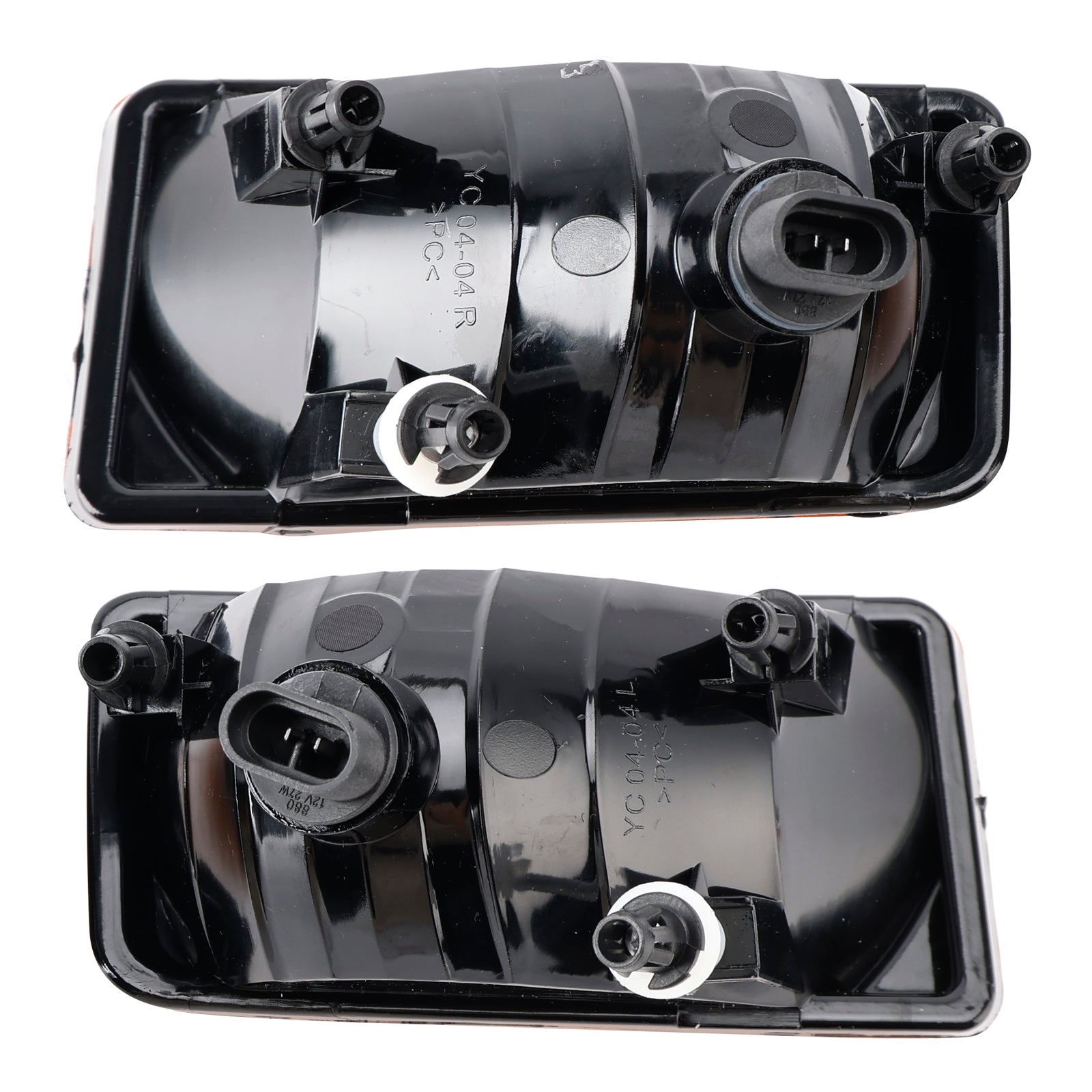 Par tåkelamper med pærer for Chevy Tahoe Sierra 2007-2015 gul linse