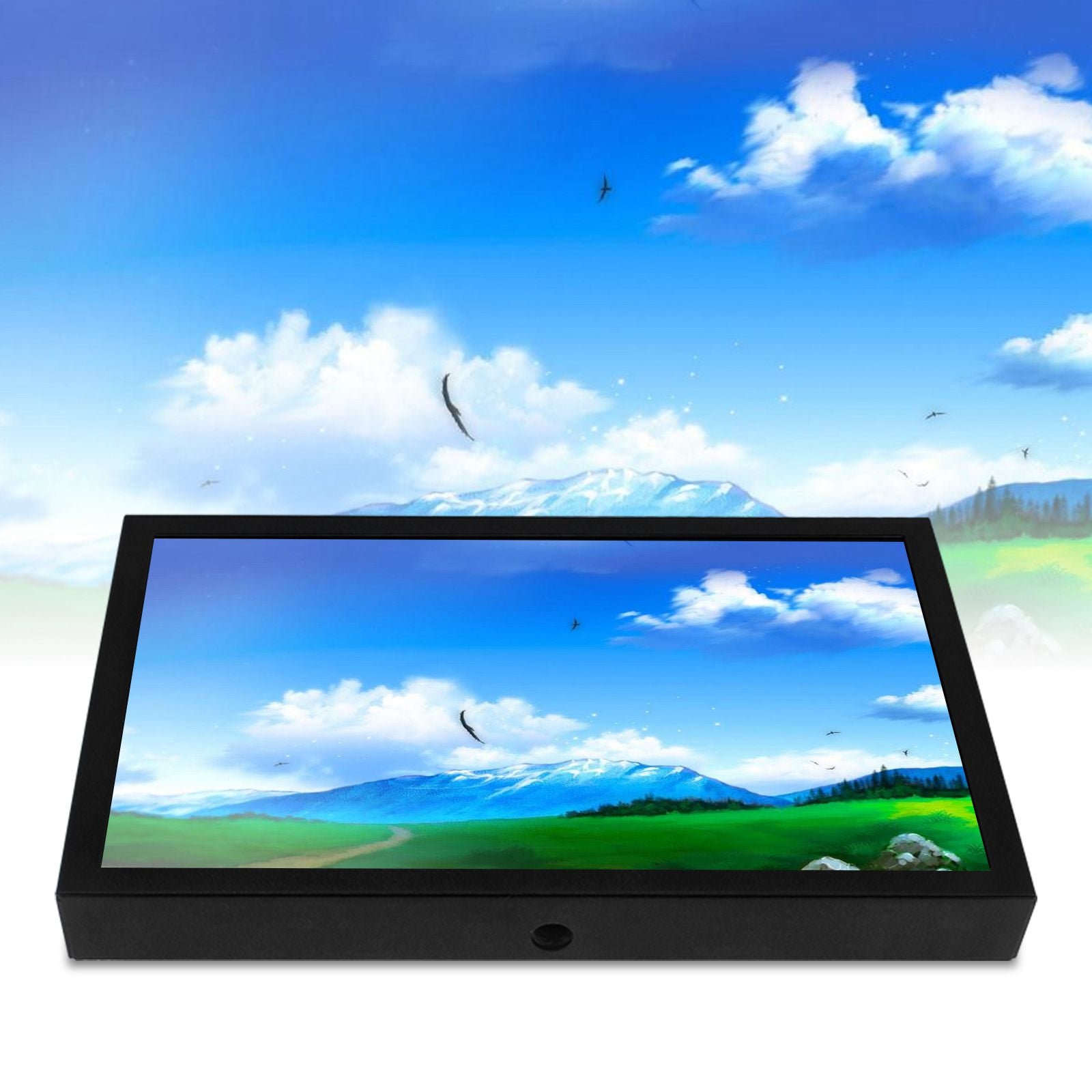 7-tums HD IPS Display VGA/AV/HDMI-gränssnitt Raspberry Pi PI-övervakningsskärm