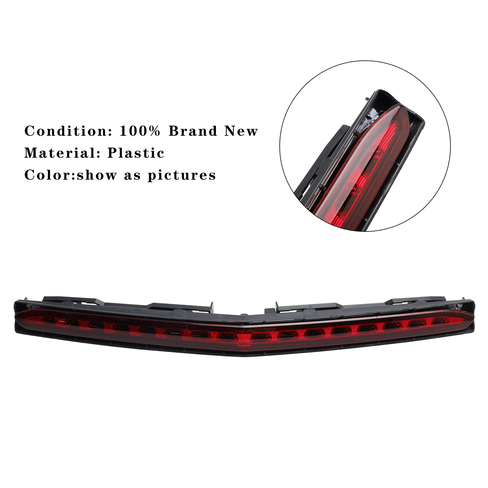 2009-2017 Mercedes-Benz C207 A207 E-Class Coupe/Cabriolet Models Third Brake Stop Lamp Light A2078200156 2078200156