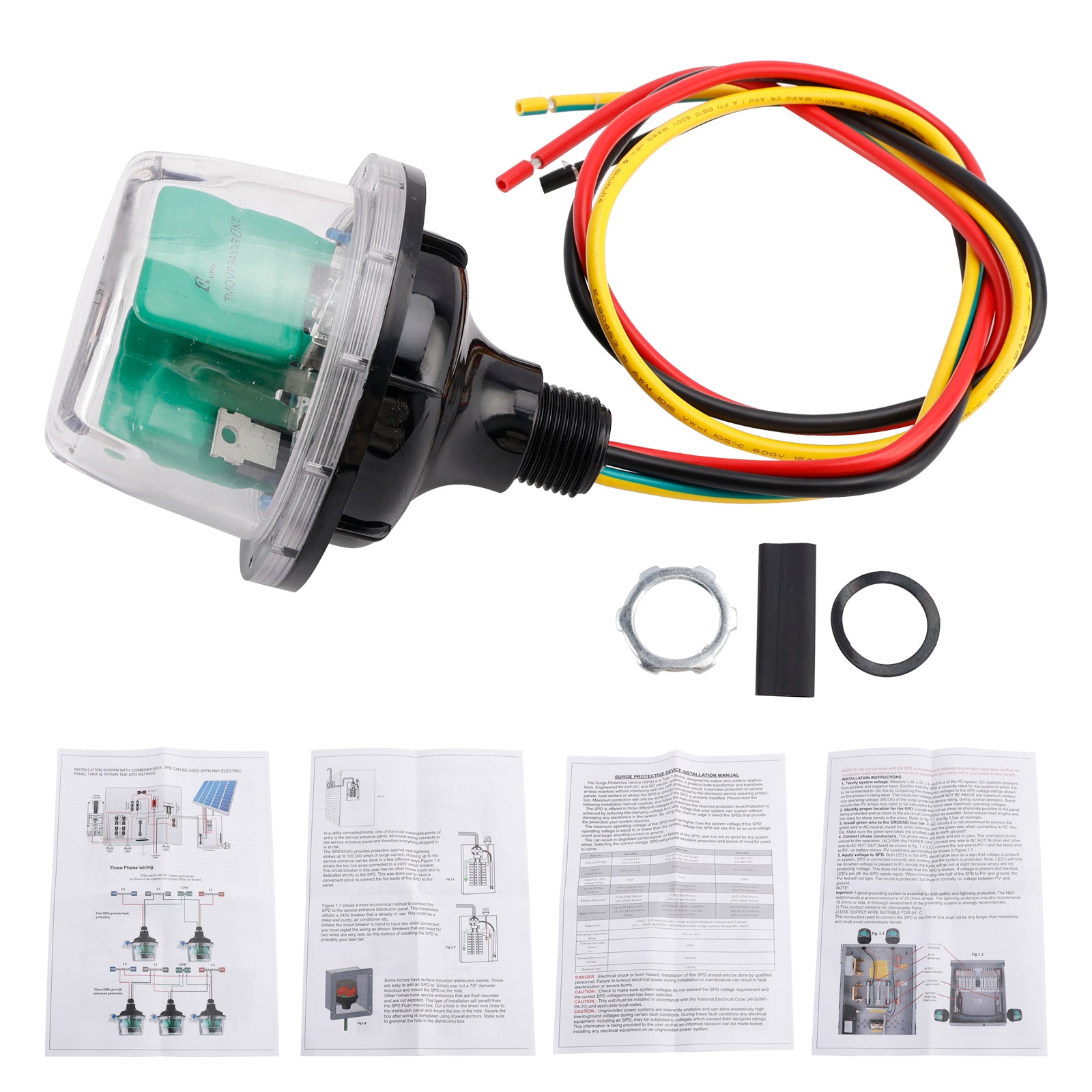 MNSPD-300-DC SOLAR SURGE PROTECTOR DE PROTECTOR 300VDC para Midnite Solar MNSPD-300-DC