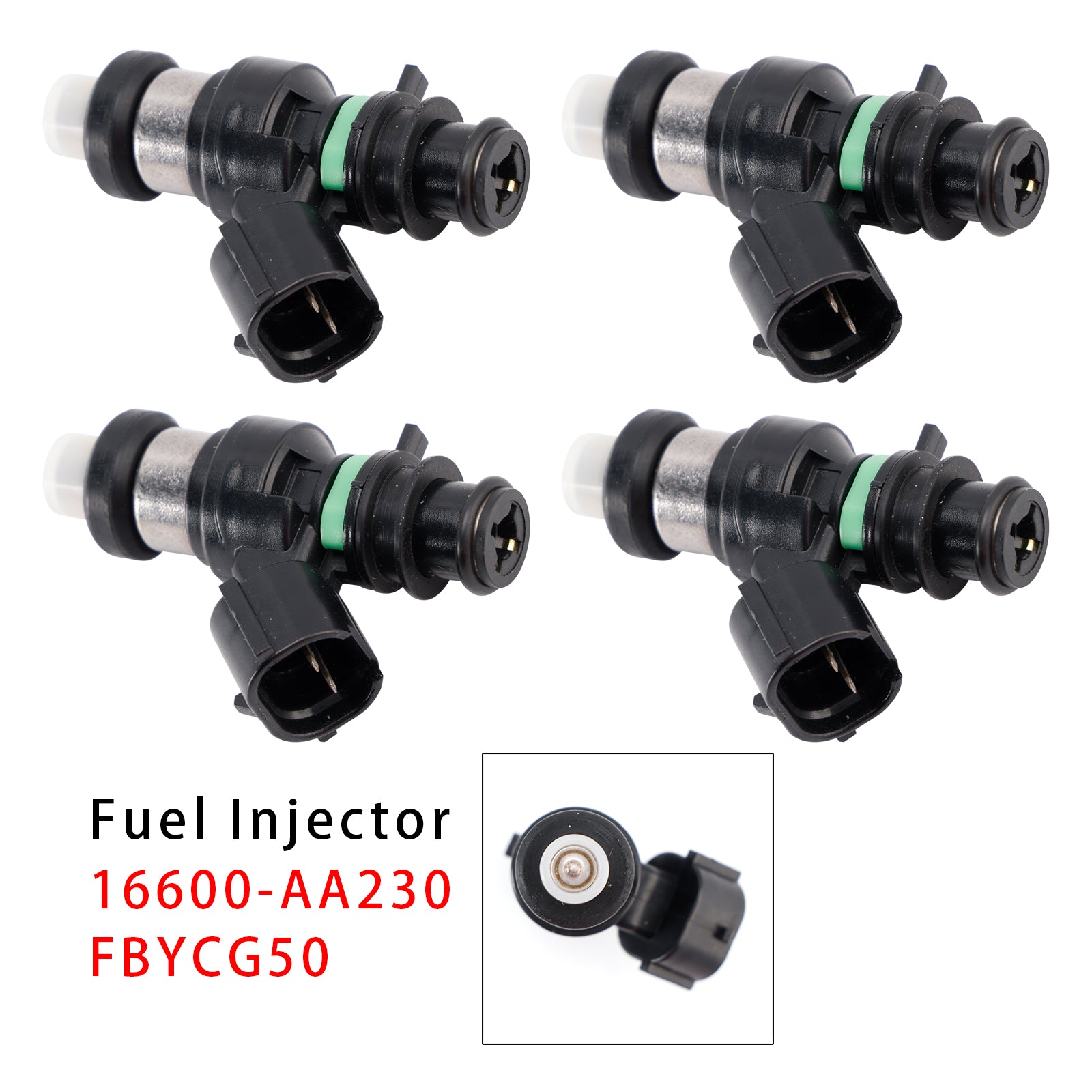 4Pcs Fuel Injector For Subaru Forester Impreza Legacy 2.0L 16600-AA230 FBYCG50