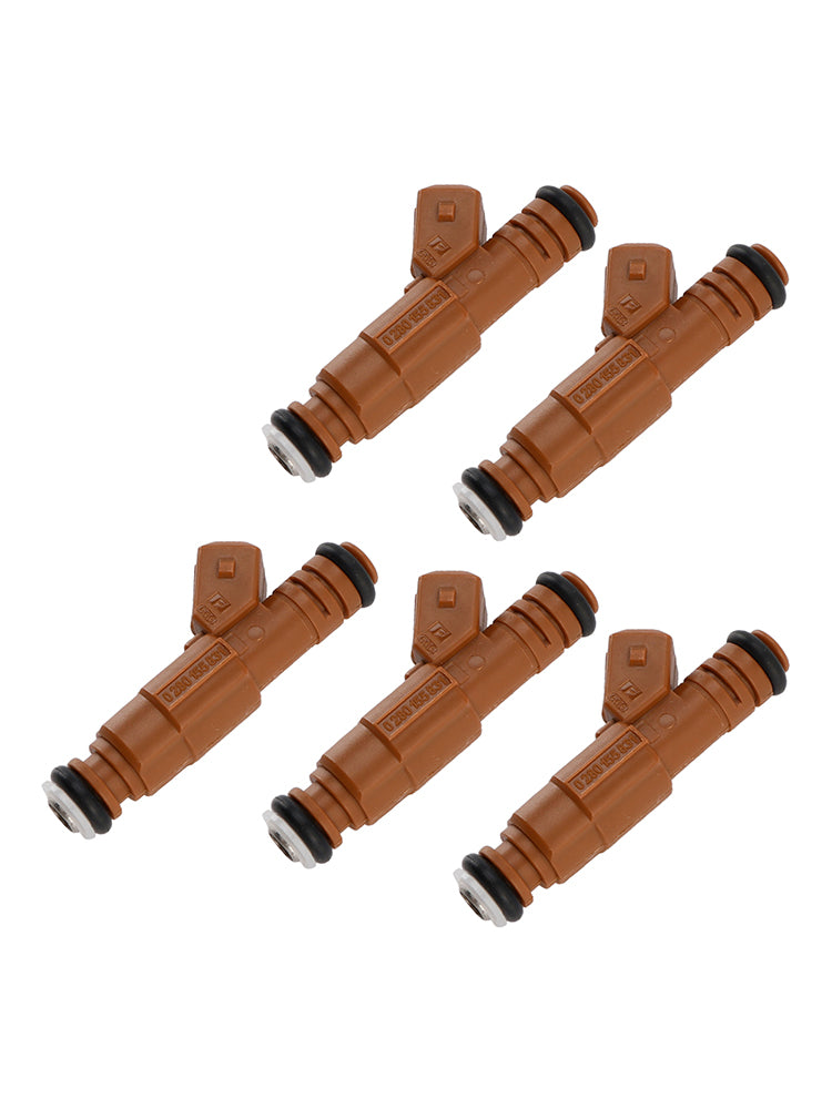 5PCS Fuel Injector 0280155831 Fit Volvo S60 S80 C70 XC90 2.4L 2.5L 1998-2009