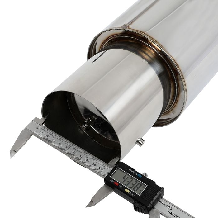 4.5" Uitlaatsysteem met uitlaatdemper/Catback voor Honda Accord 2.2L 1994-1997