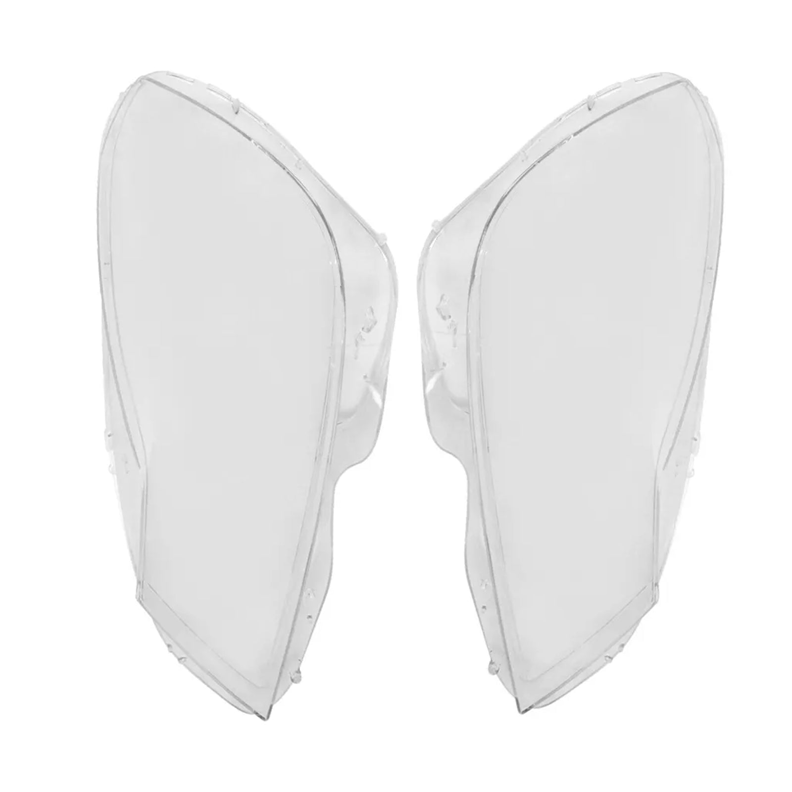 Mercedes Benz C 2011-2015 W204 2 peças de capa para lente de farol dianteiro abajur