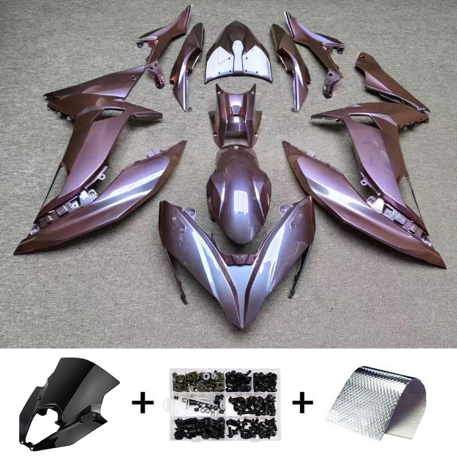 Injection Fairing Kit Bodywork ABS fit For Kawasaki ER-6F Ninja650 2020-2025