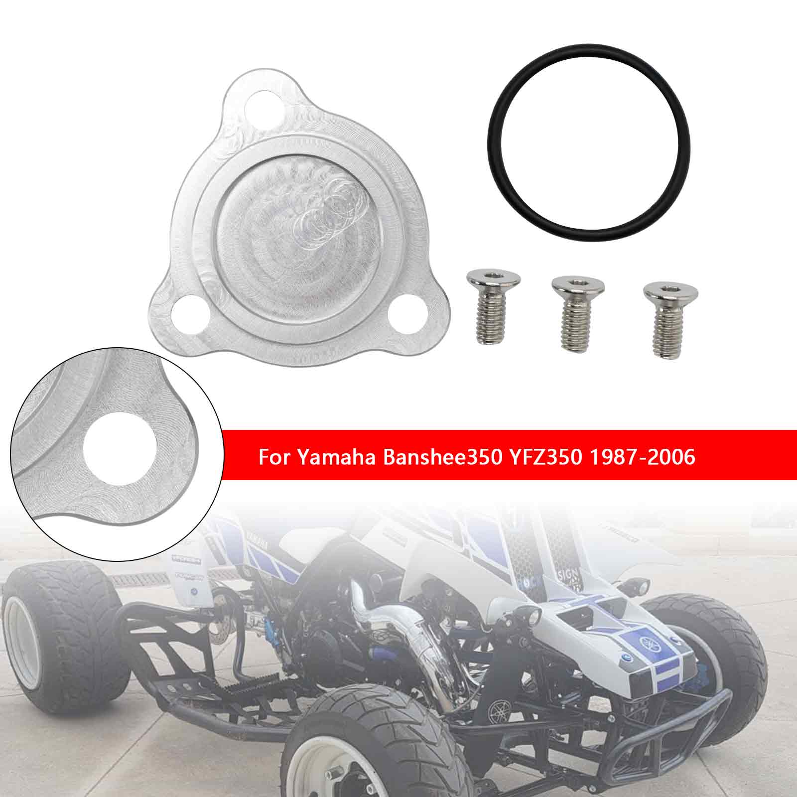 1987-2006 Yamaha Banshee 350 YFZ350 Bloc de l'interrupteur de sécurité neutre de la plaque