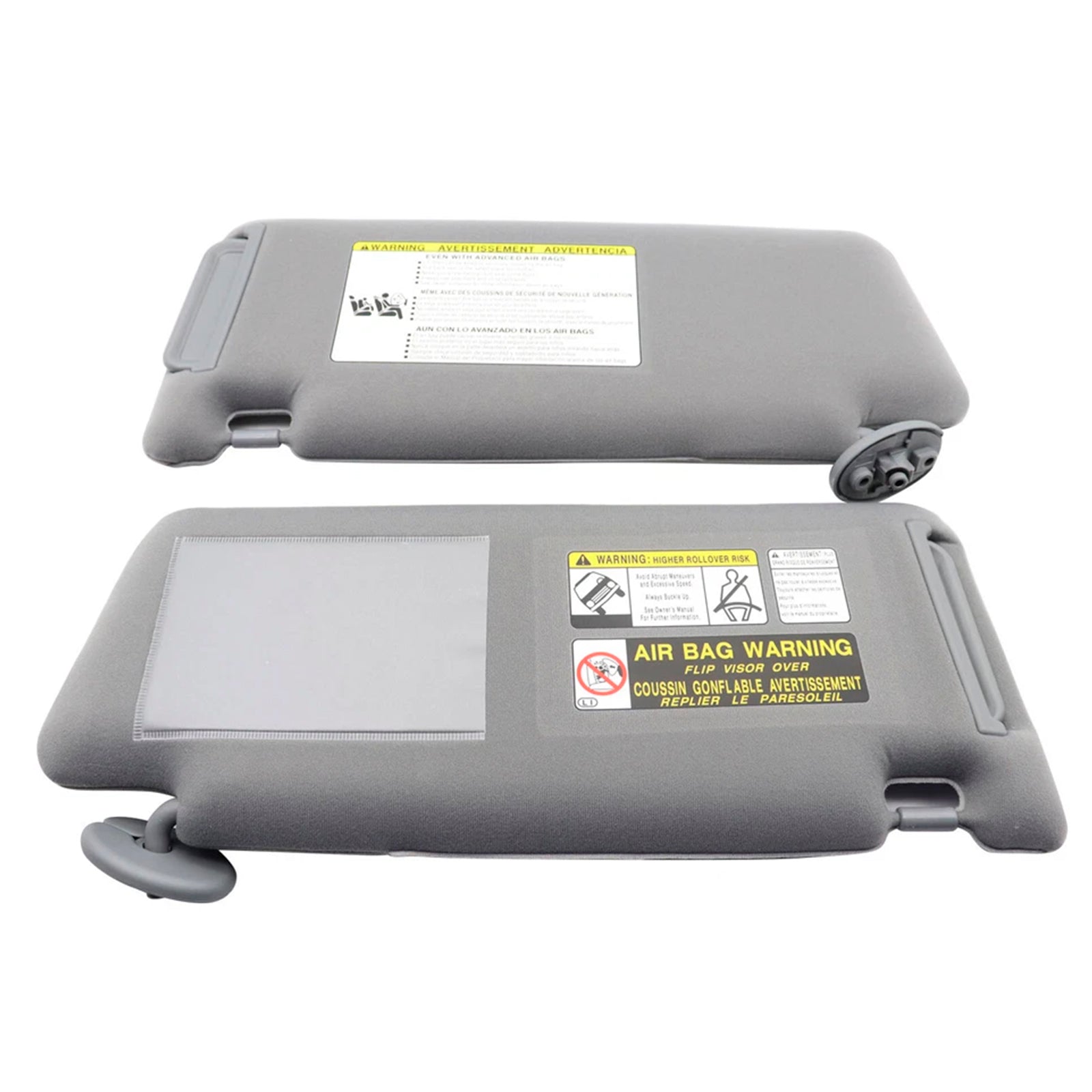 2 piezas de parasol gris izquierdo para Nissan Altima 2013-2018 & Derecha 74320-04181-B1 74310-04181-B1