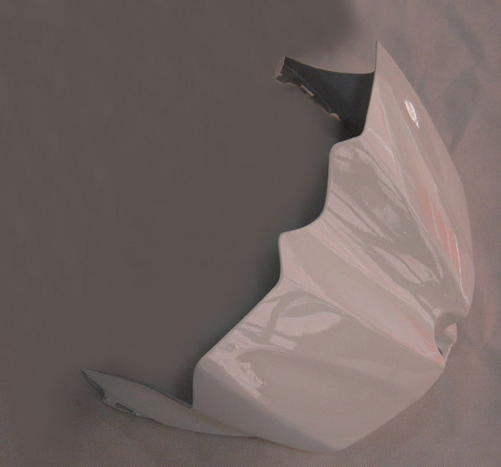 Yamaha YZF-R1 2007-2008 Blanche & Carénages de course à flamme rouge foncé génériques