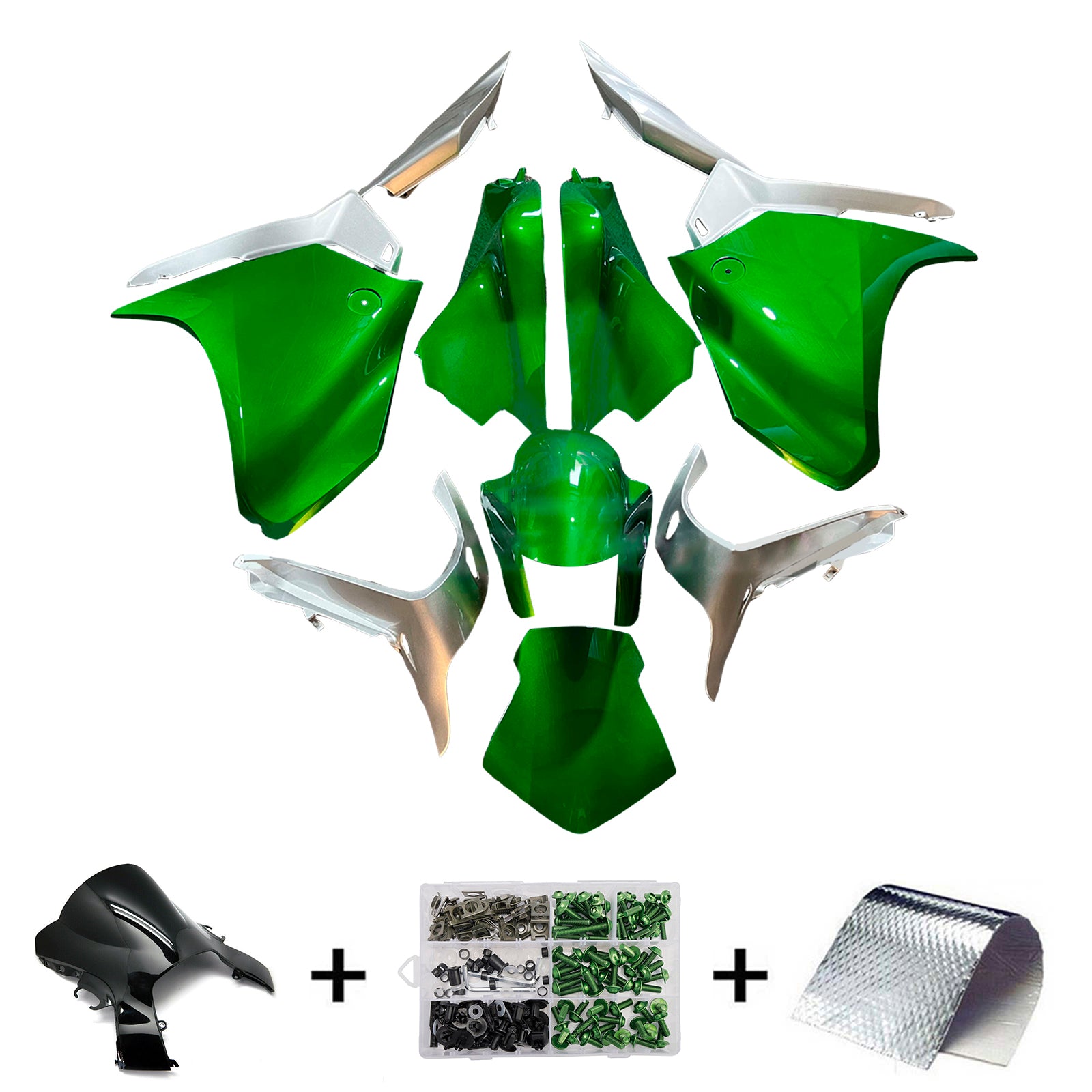 Kit de carenado de inyección carrocería plástico ABS para Honda VFR1200 2010-2013