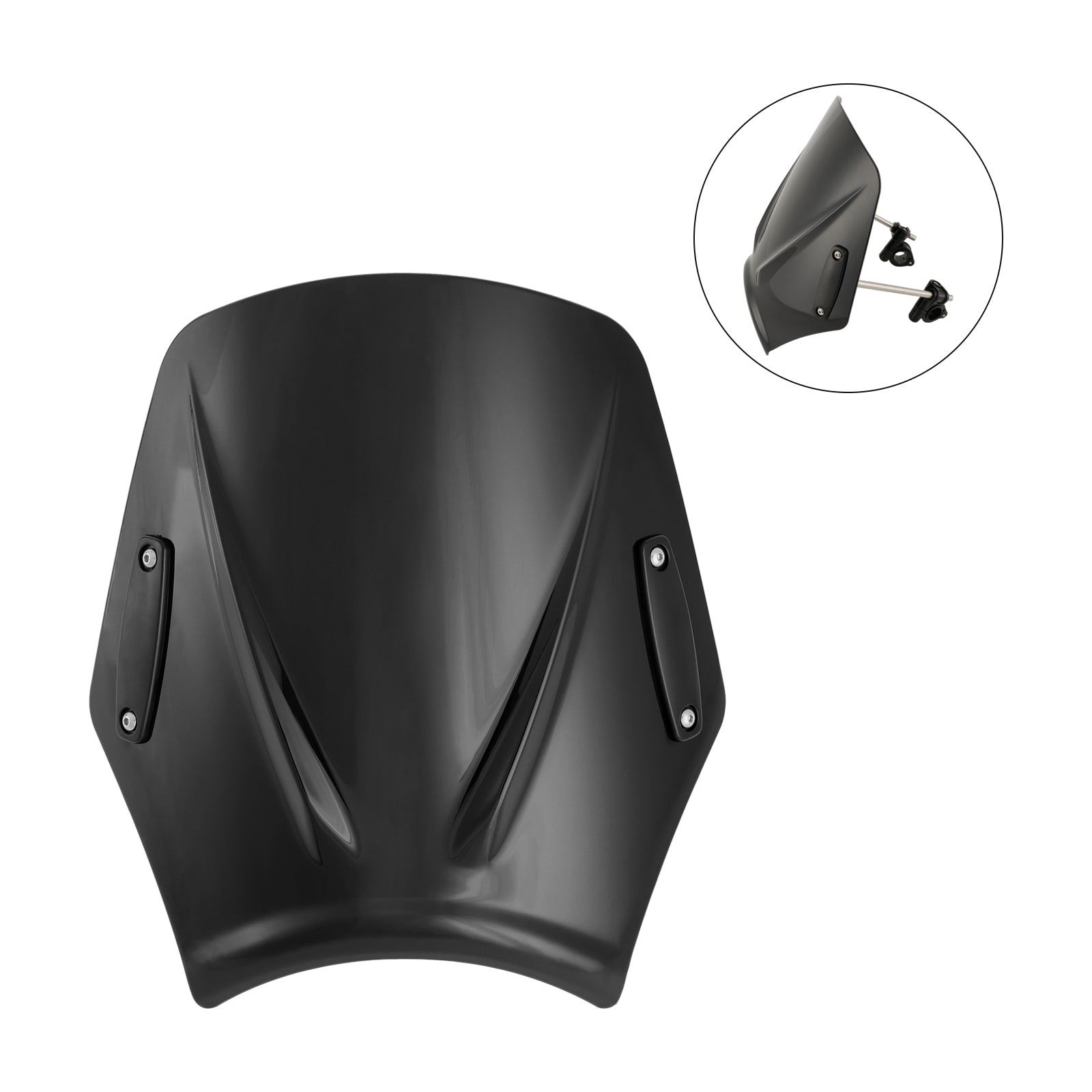 Motorfiets met 22mm/7/8" stuur Windscherm Windscherm Universeel