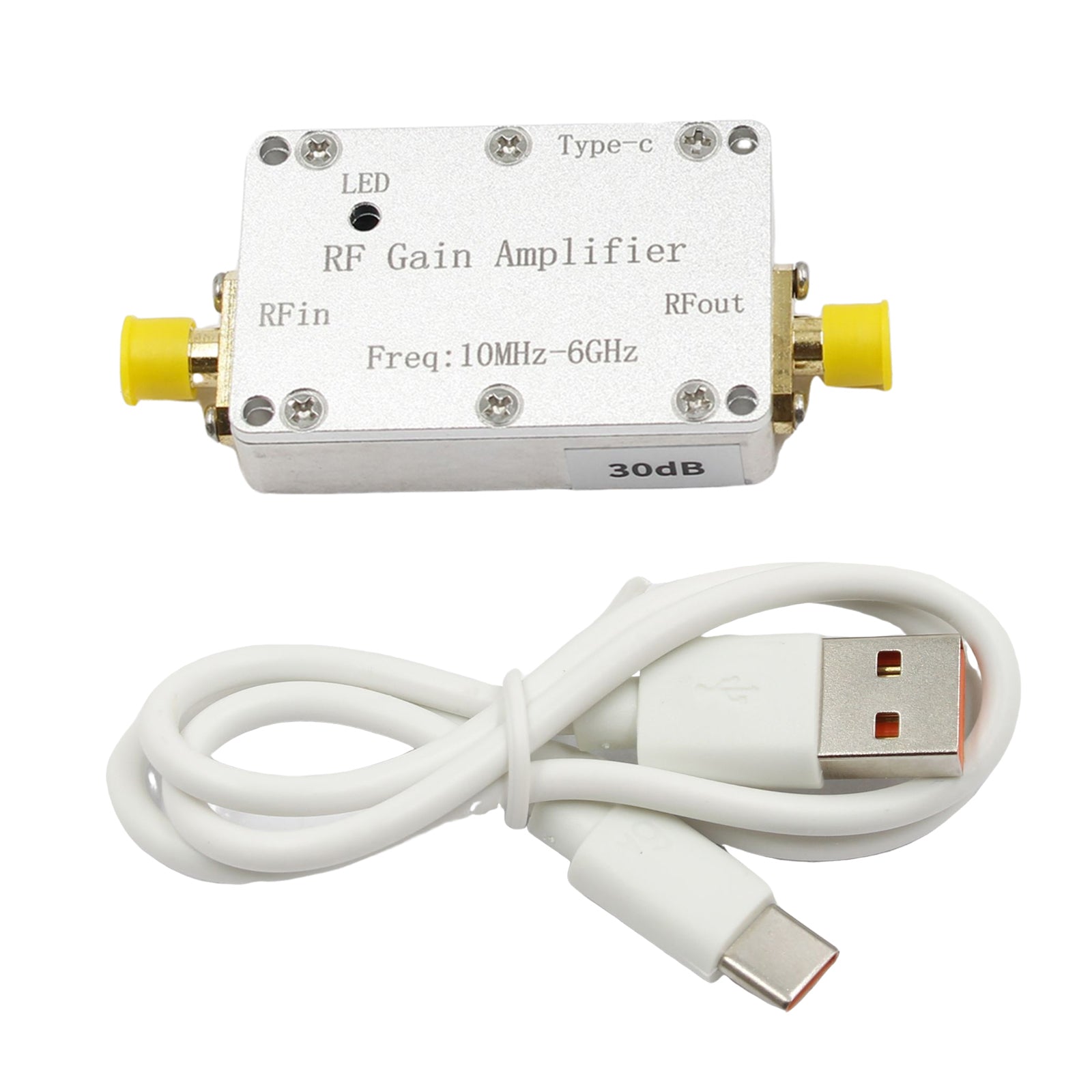 Amplificateur RF 10m-6GHz 10 dB 20db 30 dB 40 dB High gain Driver Receiving Amplificateur