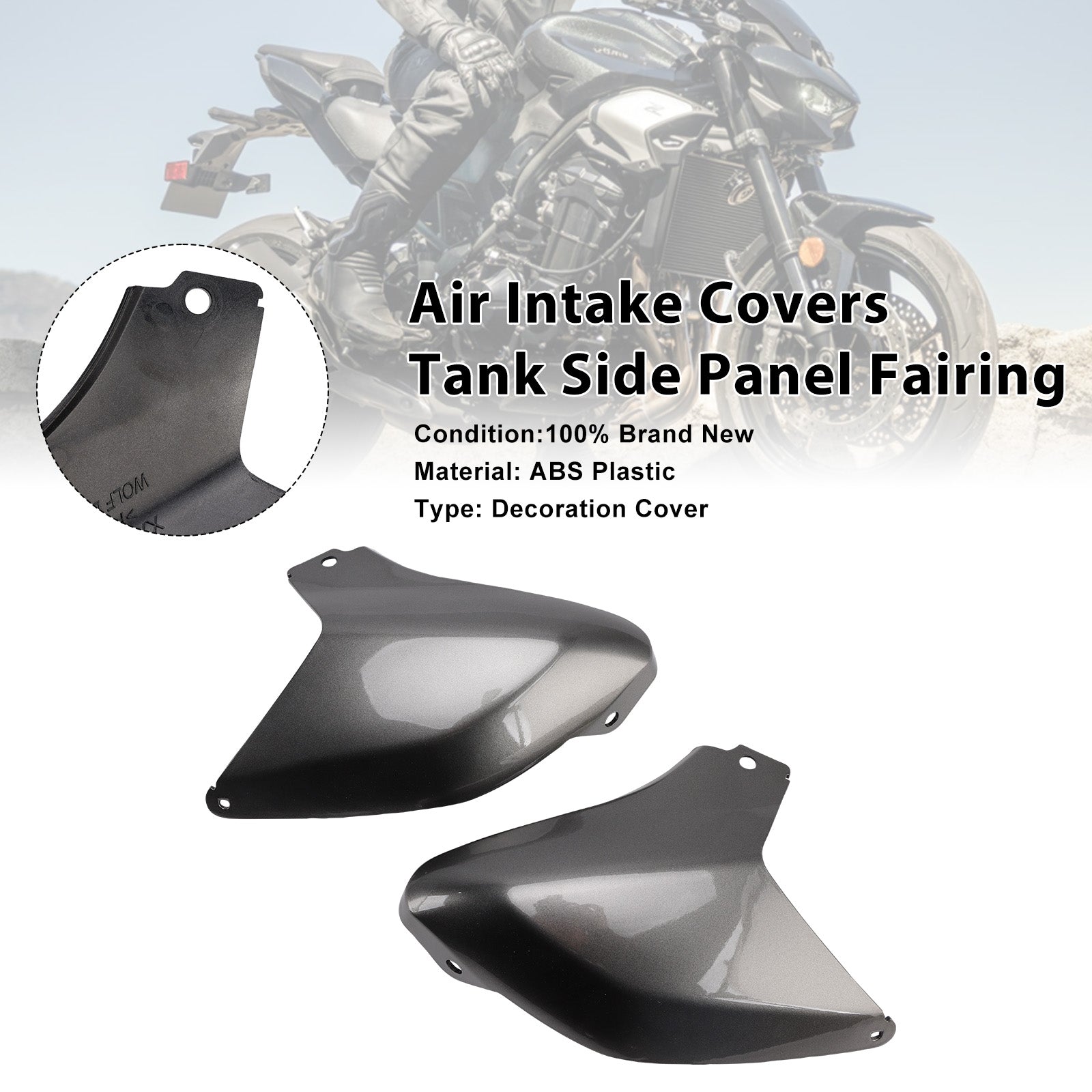 Air Intake Covers Tank Side Panel Fairing For Kawasaki Z900 2025-2026