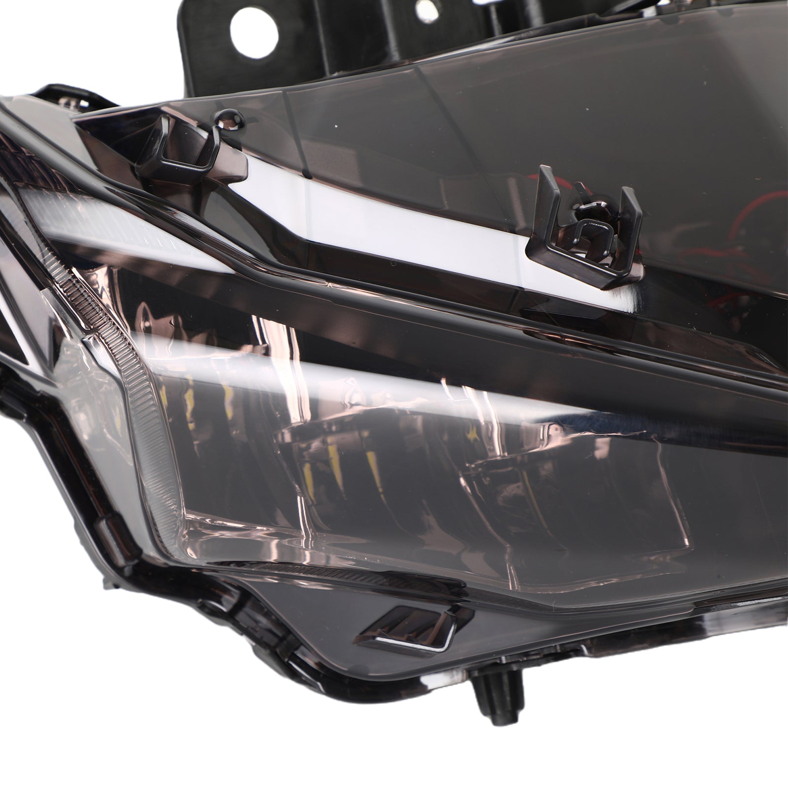 Headlamp Light Guard Protector Grill ledet røyk for Honda CBR 650R 500 16-22