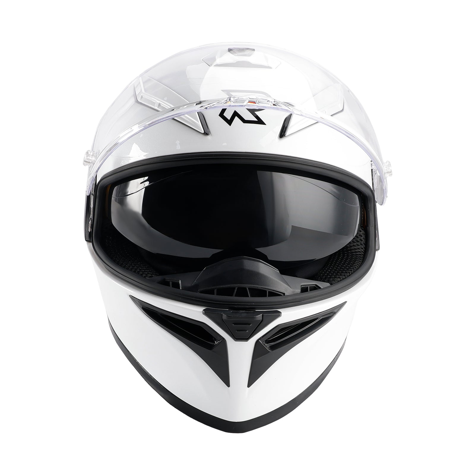 DOT Motorcycle Helmet Adult Street Full Face White