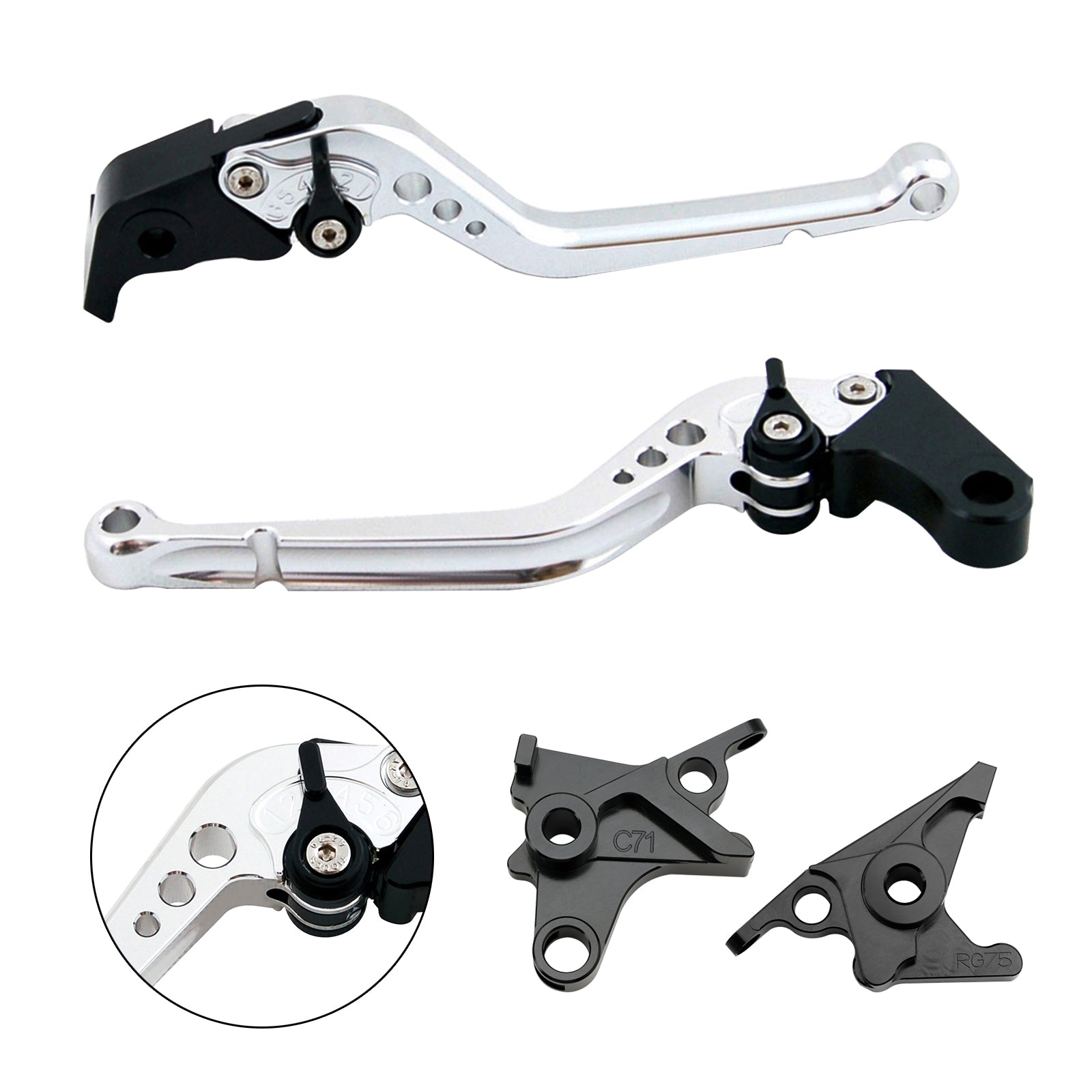 Levier de frein d'embrayage Long adapté à la BMW R NINE T /PURE/RACER 2017 – 2023