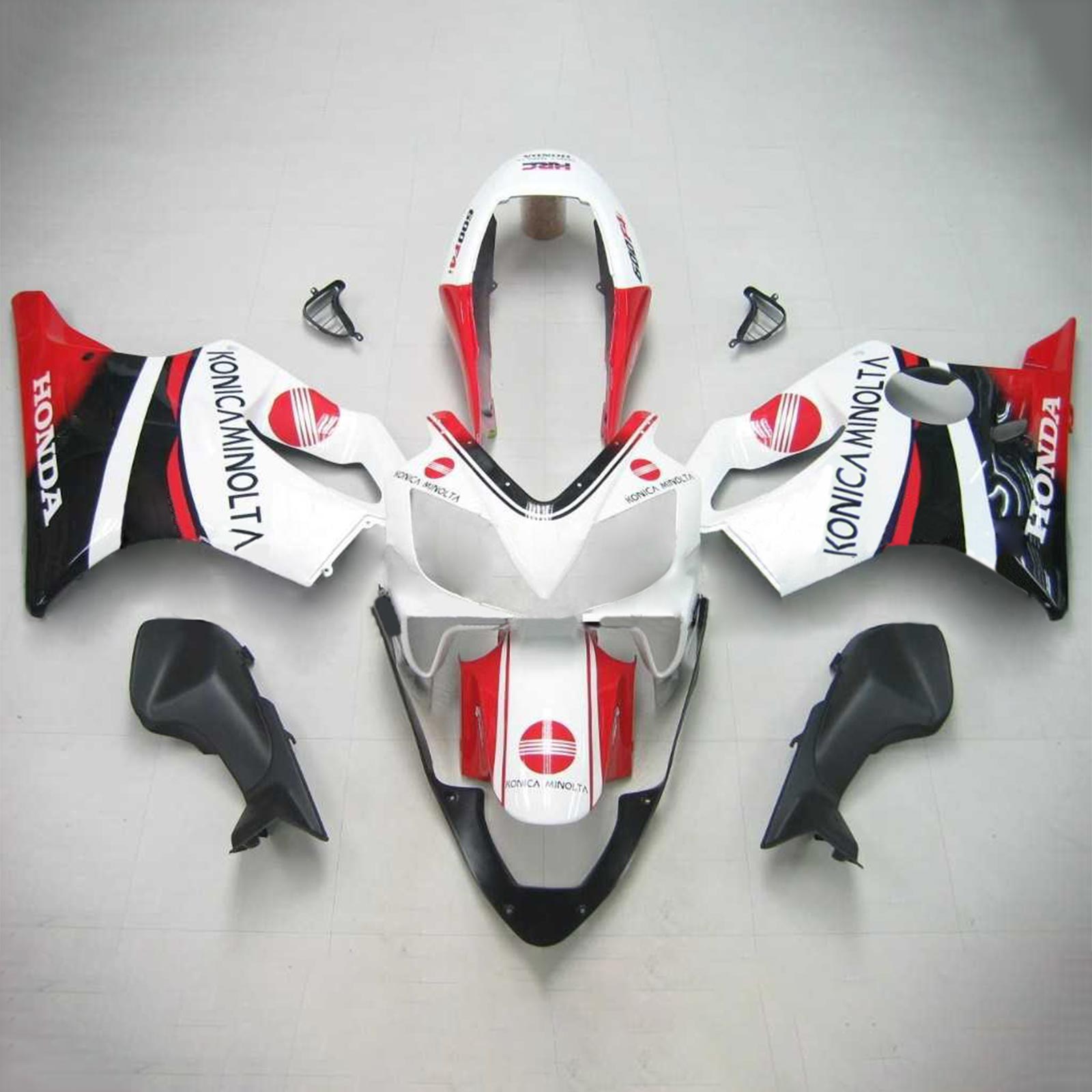 2004-2007 Honda CBR600 F4I Amotopart Injection Fairing Kit Bodywork Plastic ABS #111