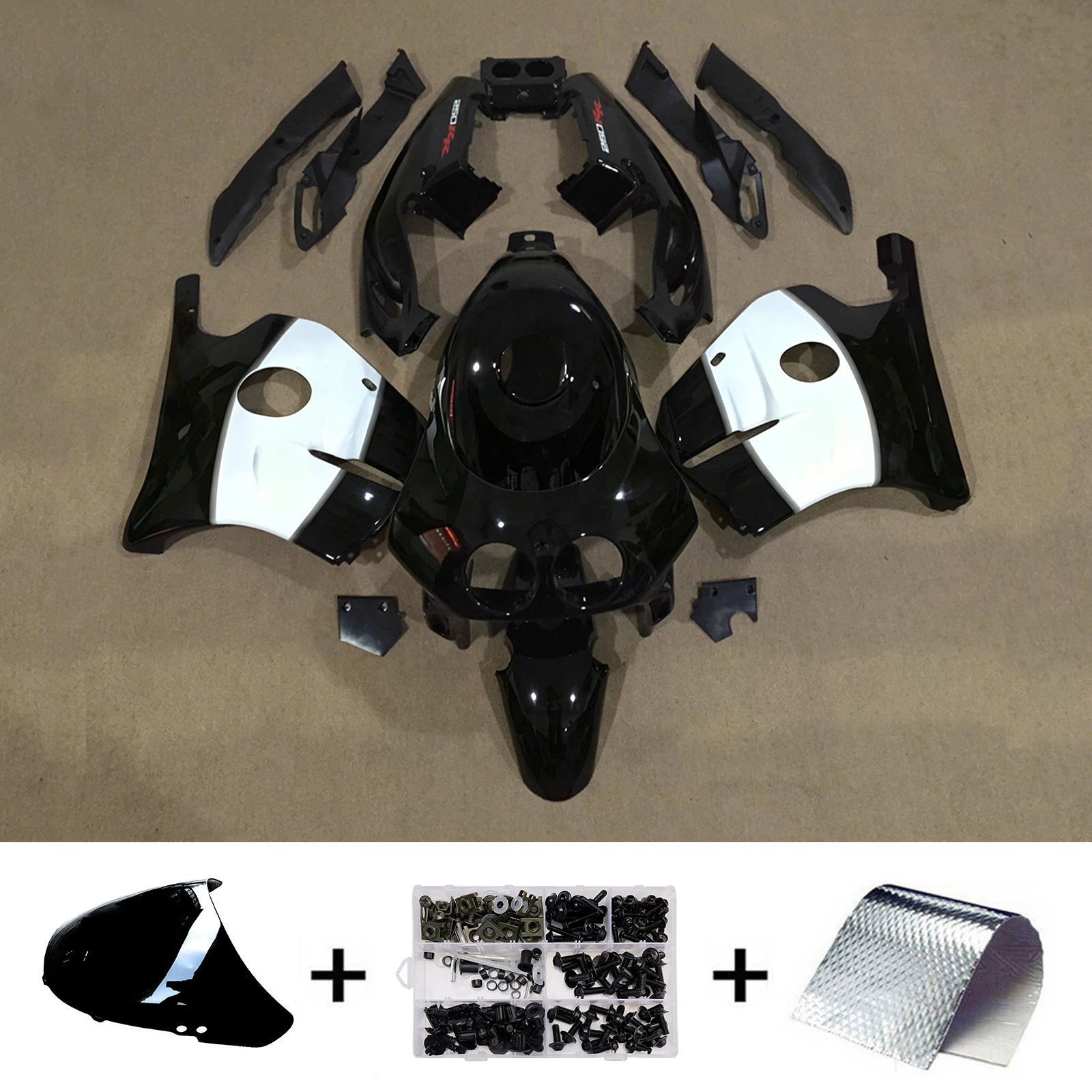 Injection Fairing Kit Bodywork Plastic ABS For Honda CBR250RR MC22 1990-1998
