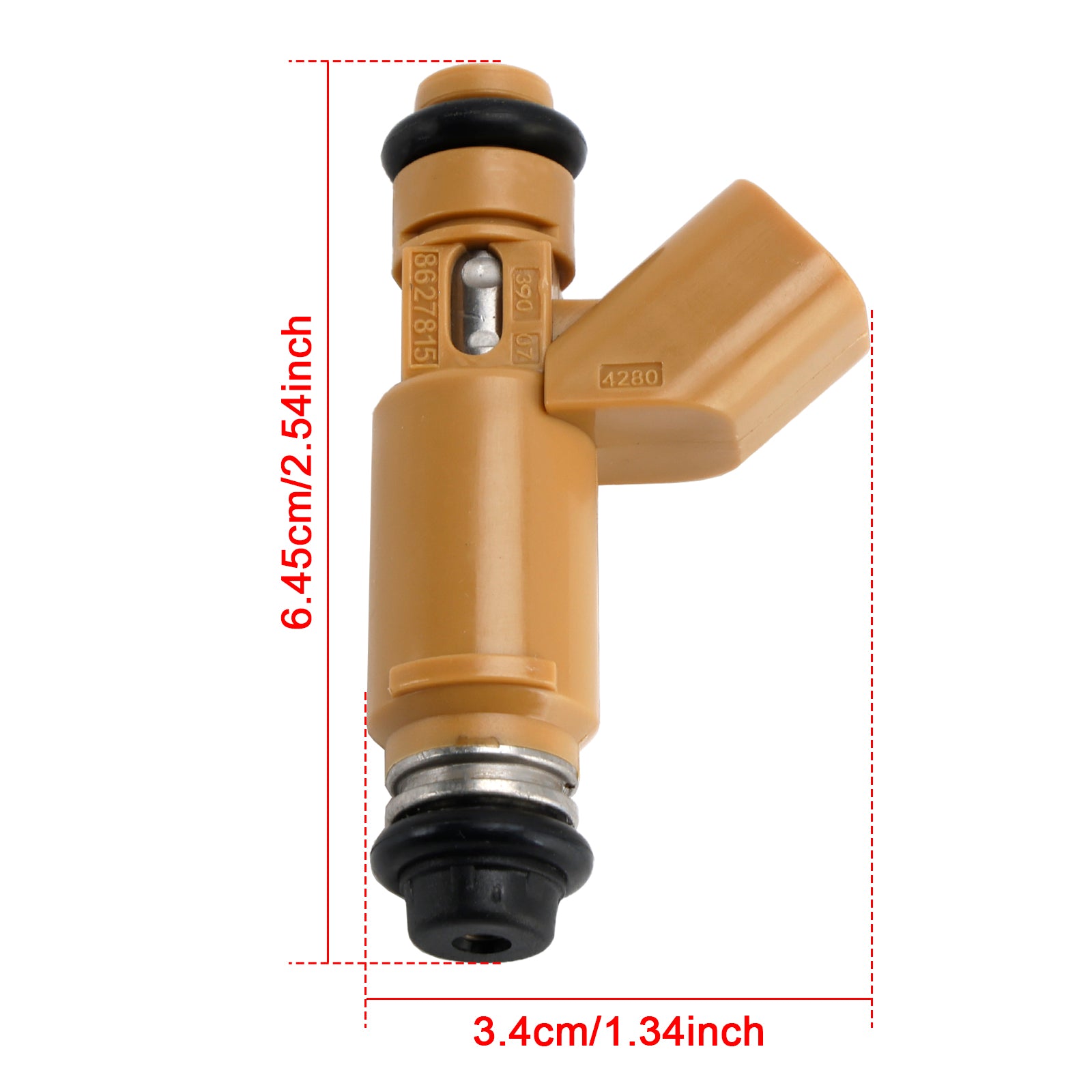 1Pcs Fuel Injector For Volvo S40 V50 C30 B5244S4 2.4L I5 2004-2010 8627815