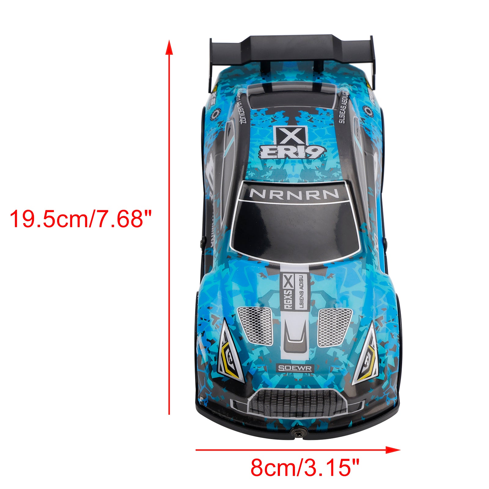 Wltoys 22206 RTR 1/22 2,4 g 15 km/h racingbil metallchassis Toy Gift Blue