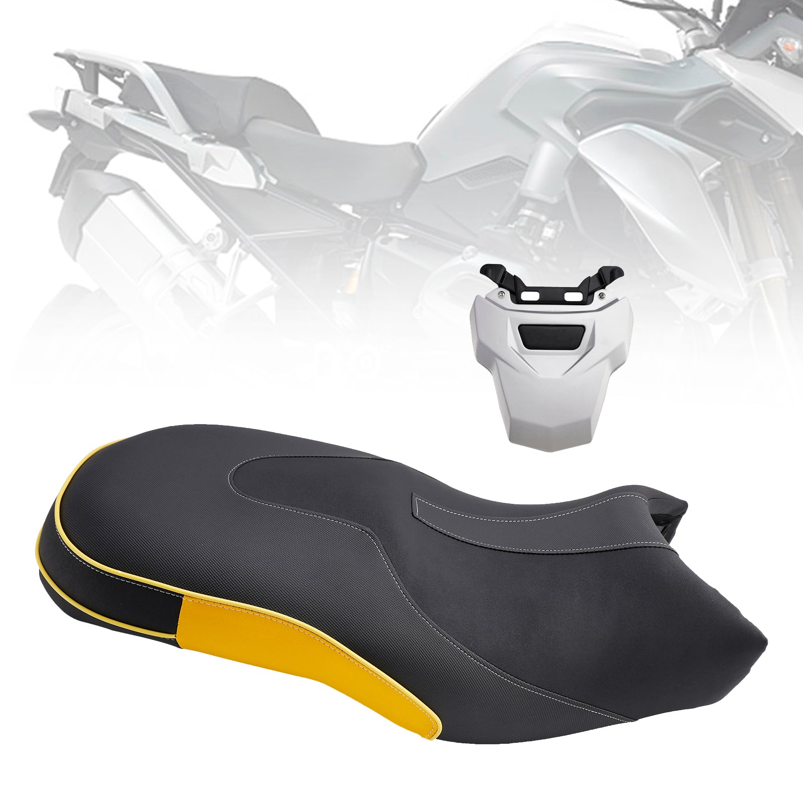 Replace Front Rear Driver Passenger Seat Yellow For Bmw R1200Gs 13-18 R1250Gs