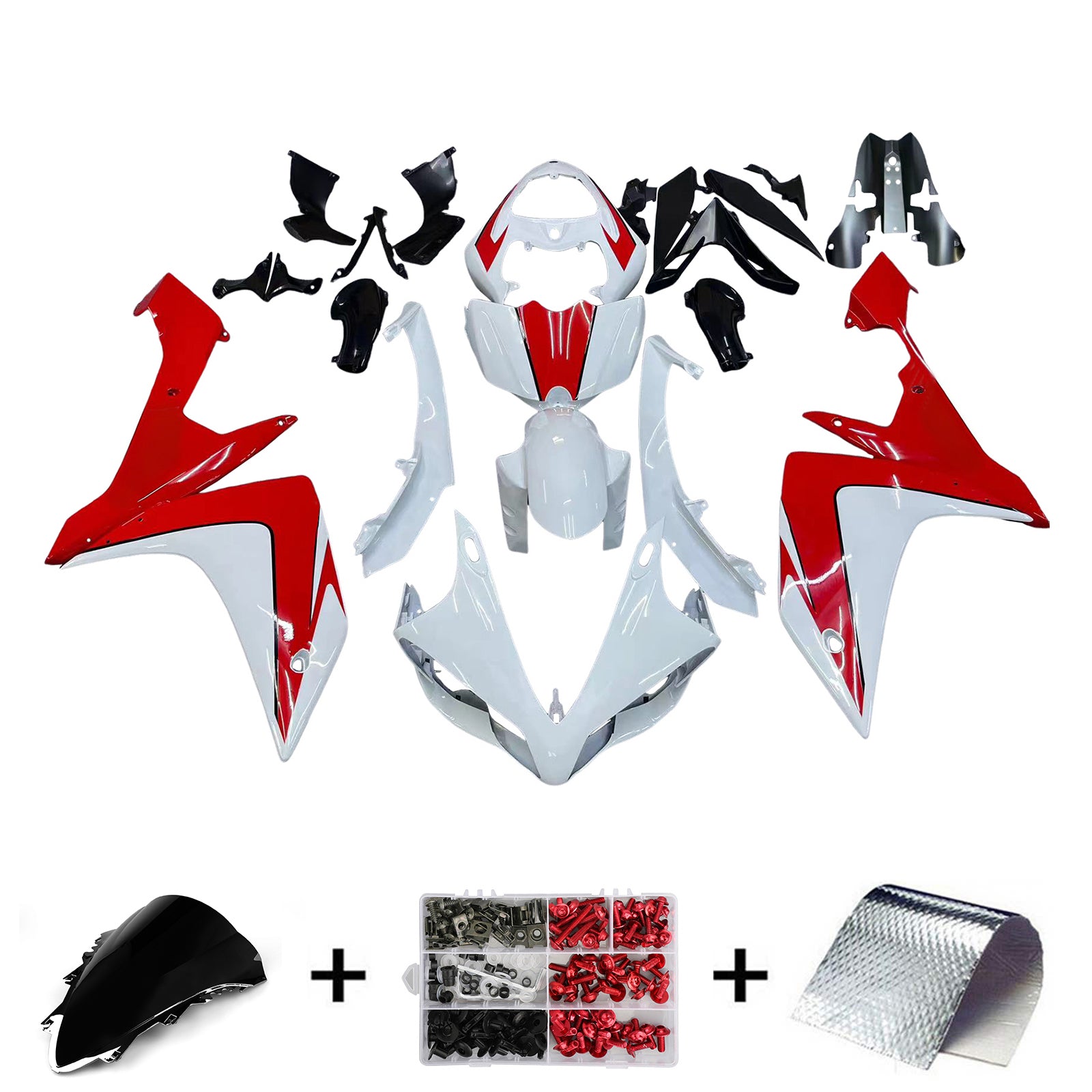 Injection Fairing Kit Bodywork Plastic ABS fit For Yamaha YZF 1000 R1 2007-2008