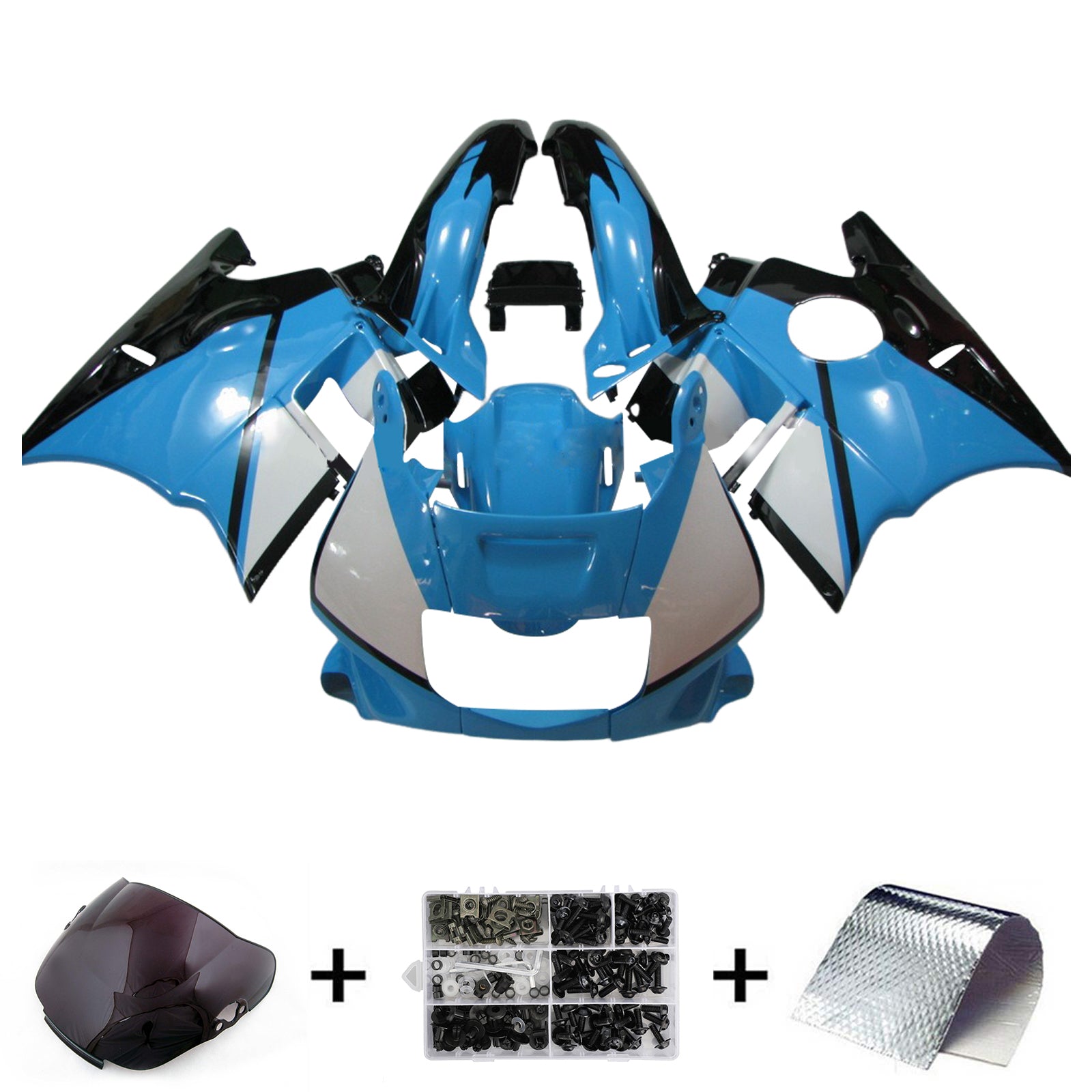 1991-1994 Honda CBR600 F2 Injeksjon Fairing Kit Bodywork Plastic Abs
