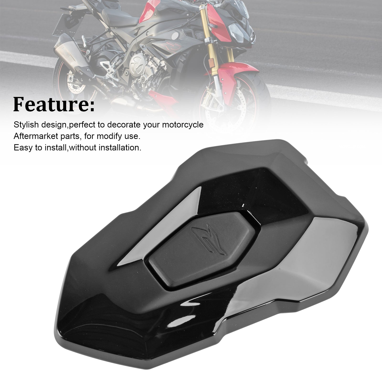 2021-2024 BMW S1000R 23-24 M1000R Couverture de siège arrière Capot de carénage