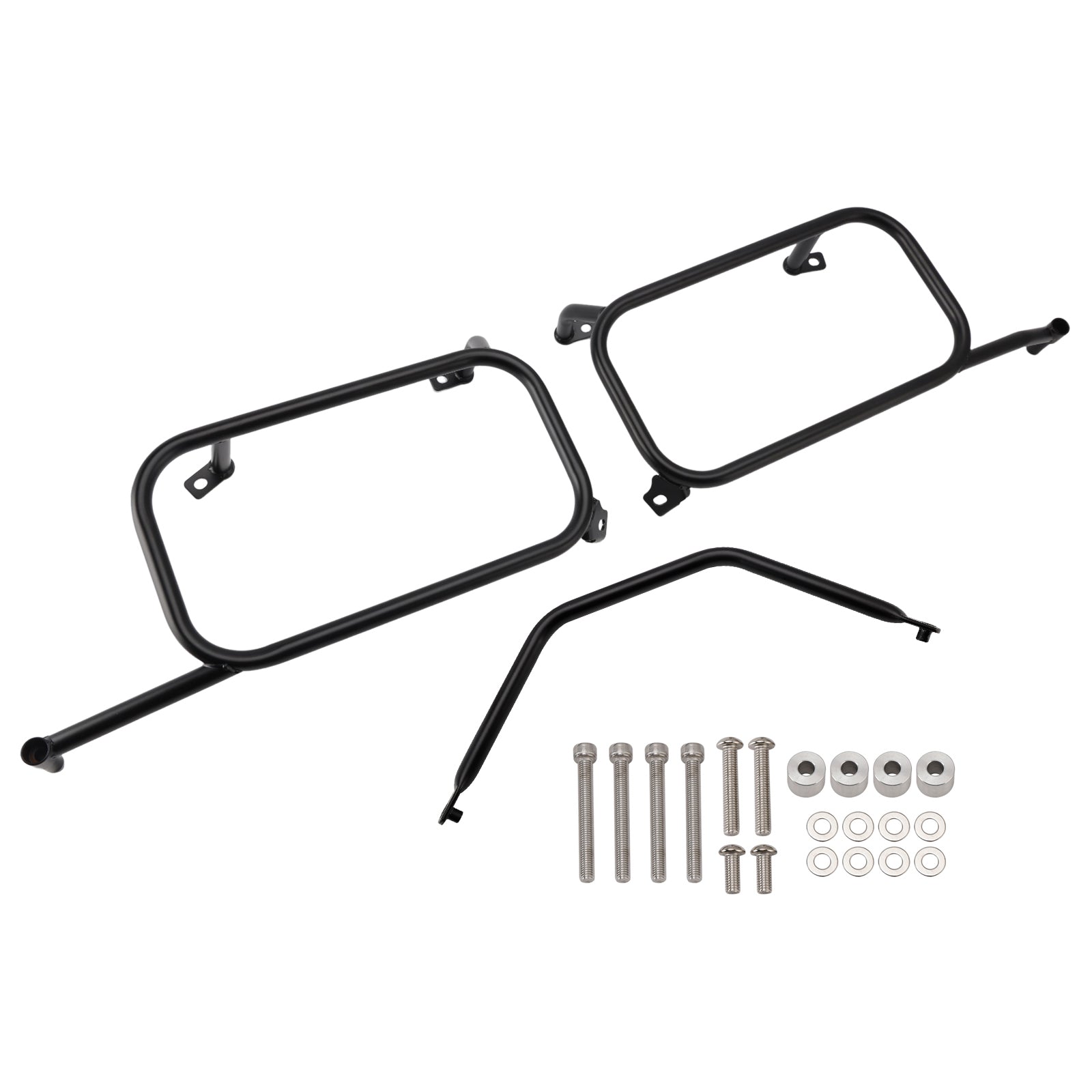 Soporte de montaje para alforja lateral izquierda, color negro, para Tiger 1200 2024-2025&Bien