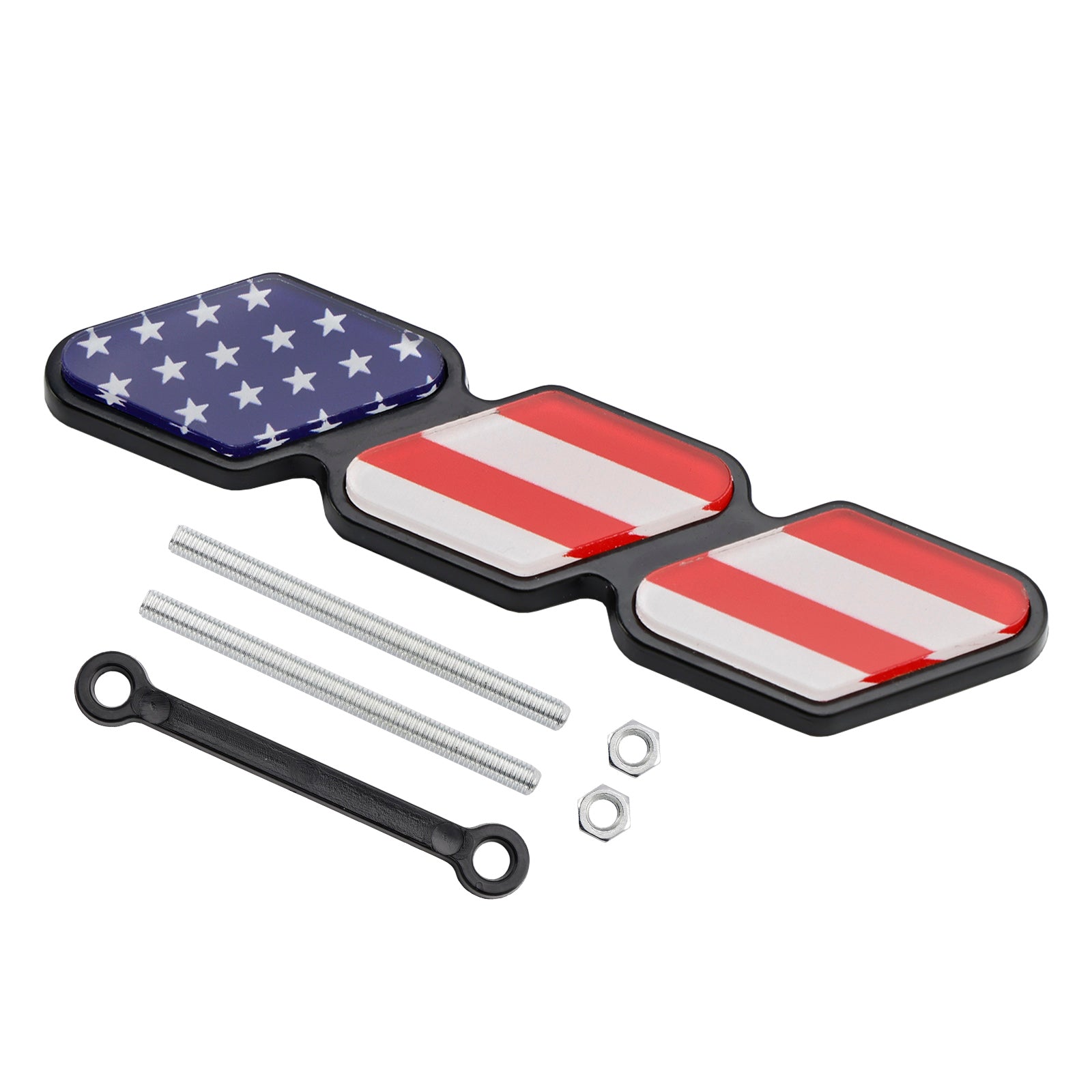 Tri-Color Grille Badge Emblem Auto-accessoires voor Toyota Tacoma TRD Tundra RAV4