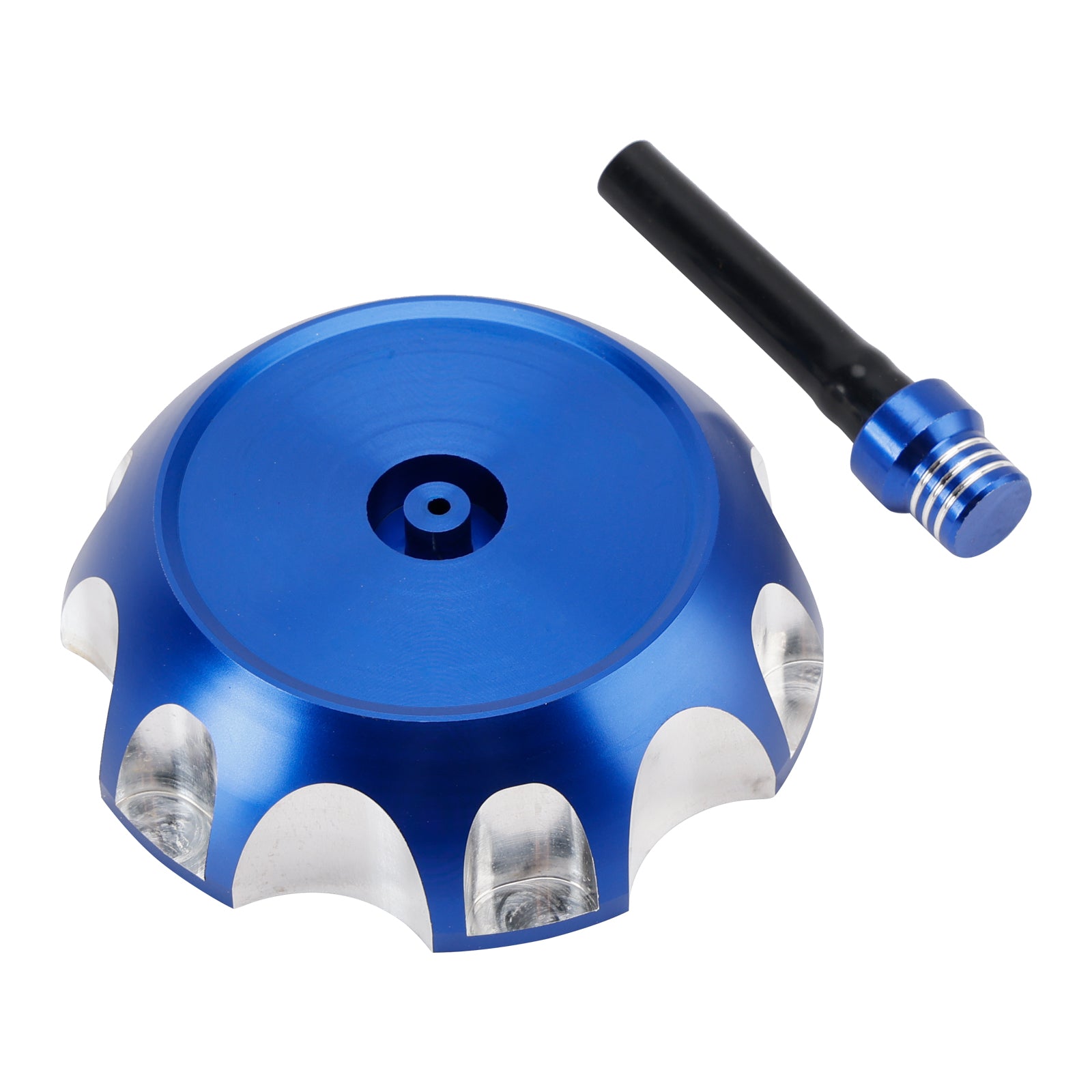 CNC Fuel Tank Cap w/Vent Blue For Suzuki DRZ125 RMZ250 DRZ LTZ 250 400 LTR450