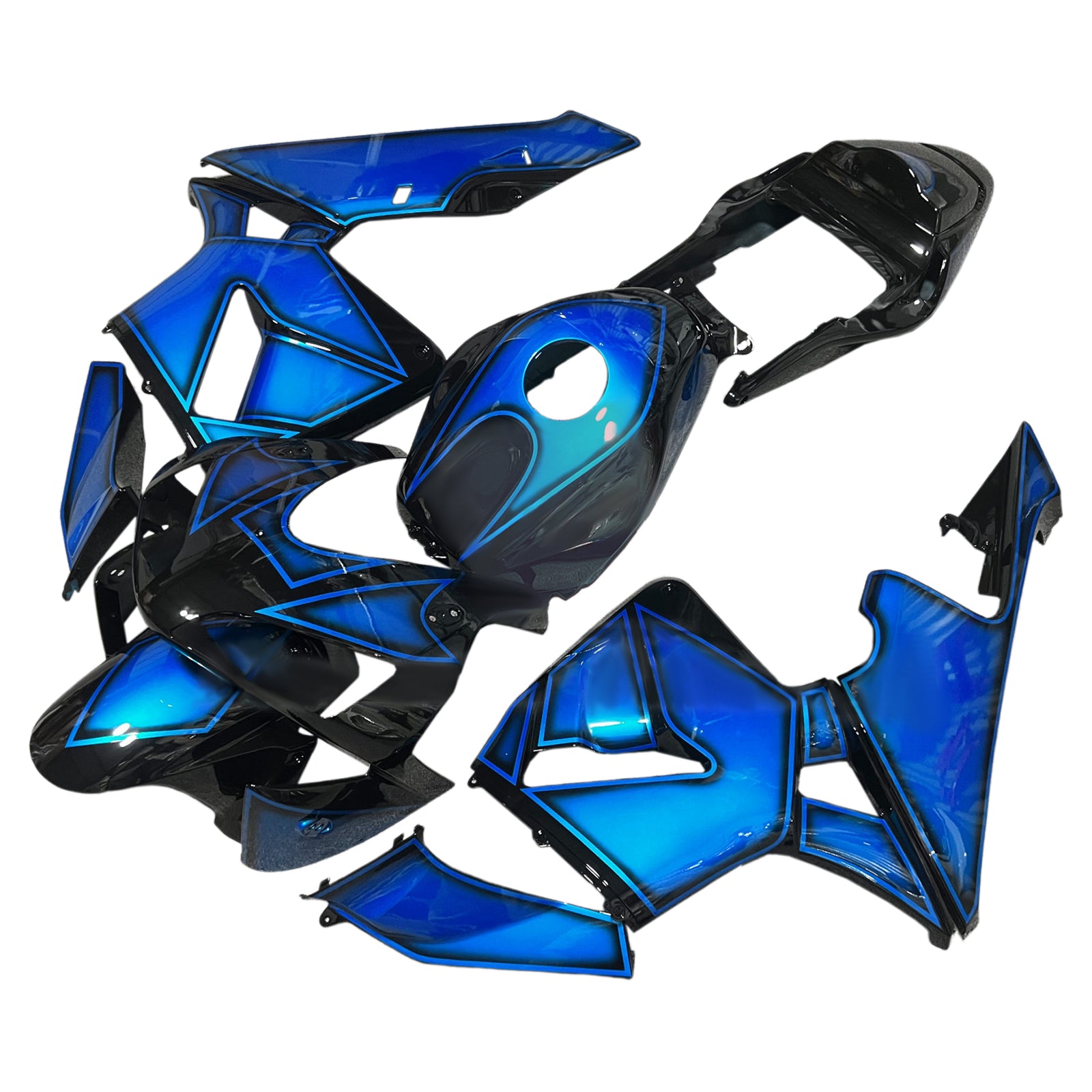 Injektionsmässa Kit Bodywork Plastic ABS för Honda CBR600RR 2003-2004 F5