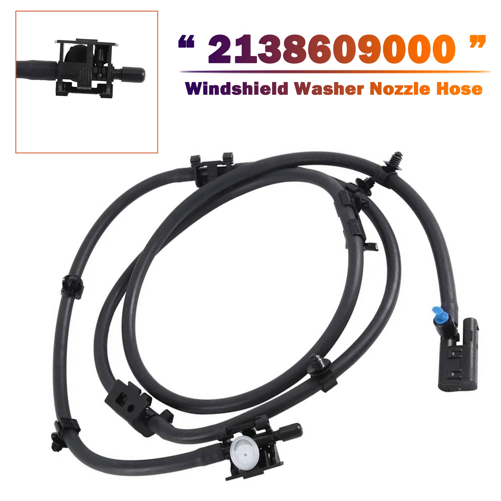 Windshield Washer Nozzle Hose Heated for Mercedes Benz E43 W213 2138609000