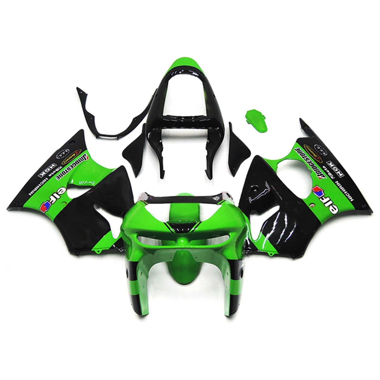 1998-1999 Kawasaki ZX6R Kit de carenado Carrocería Plástico ABS
