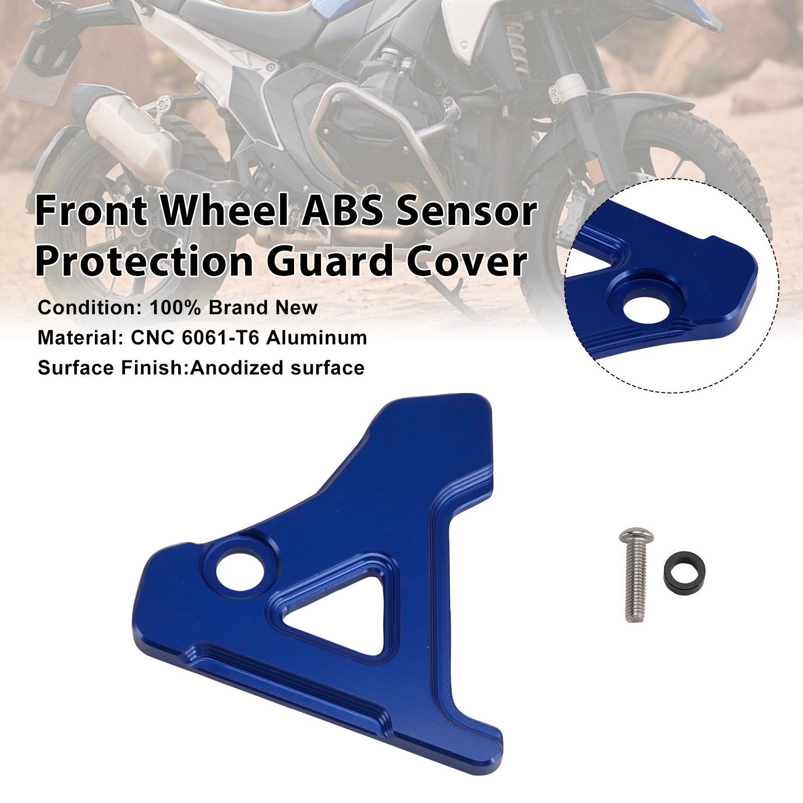Garde de Protection de capteur ABS de roue avant pour BMW R1300GS/ADV 23-25