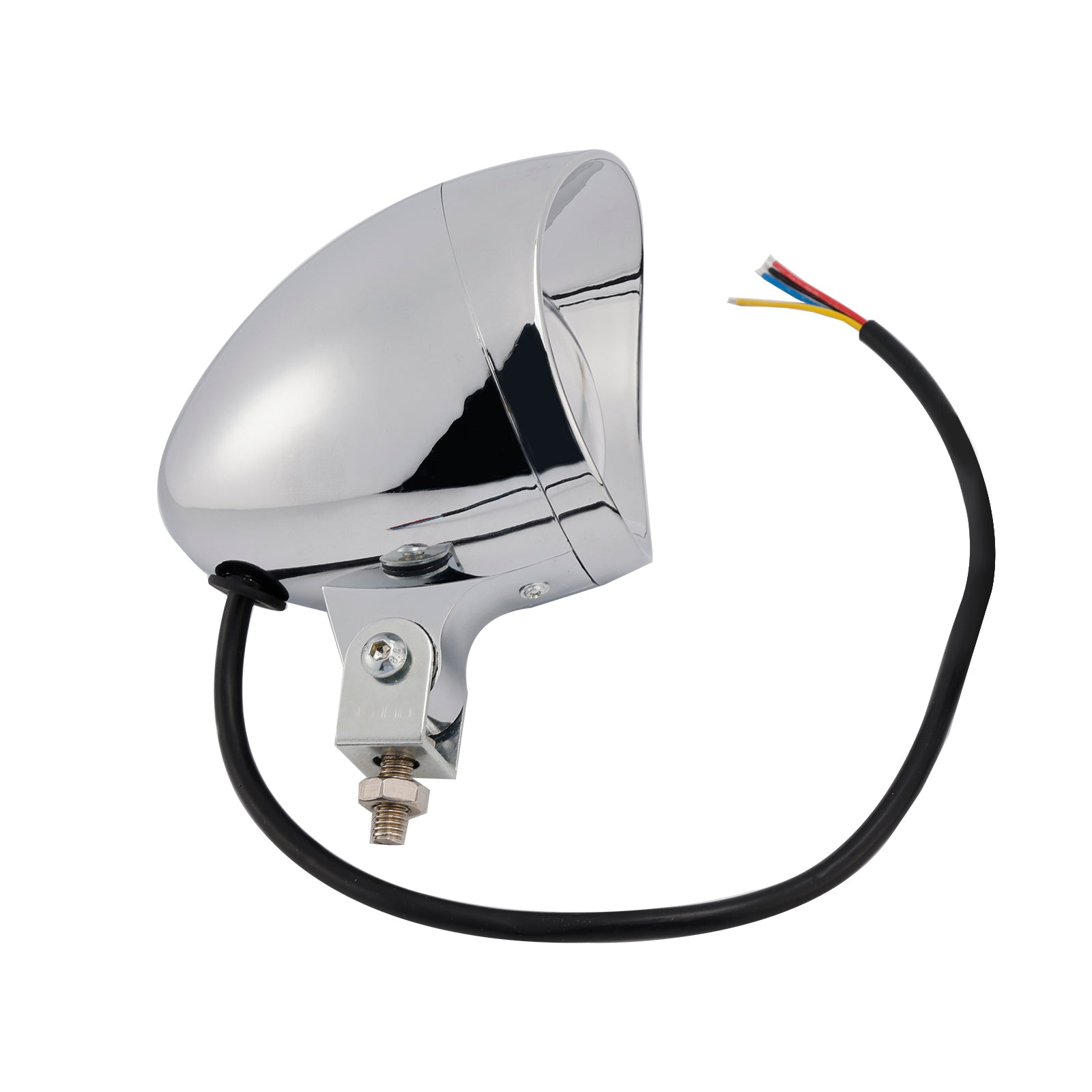 #D18 Hodelys Lamp Spotlight Universal Coler Switch Passer Chrome for Motorcycle