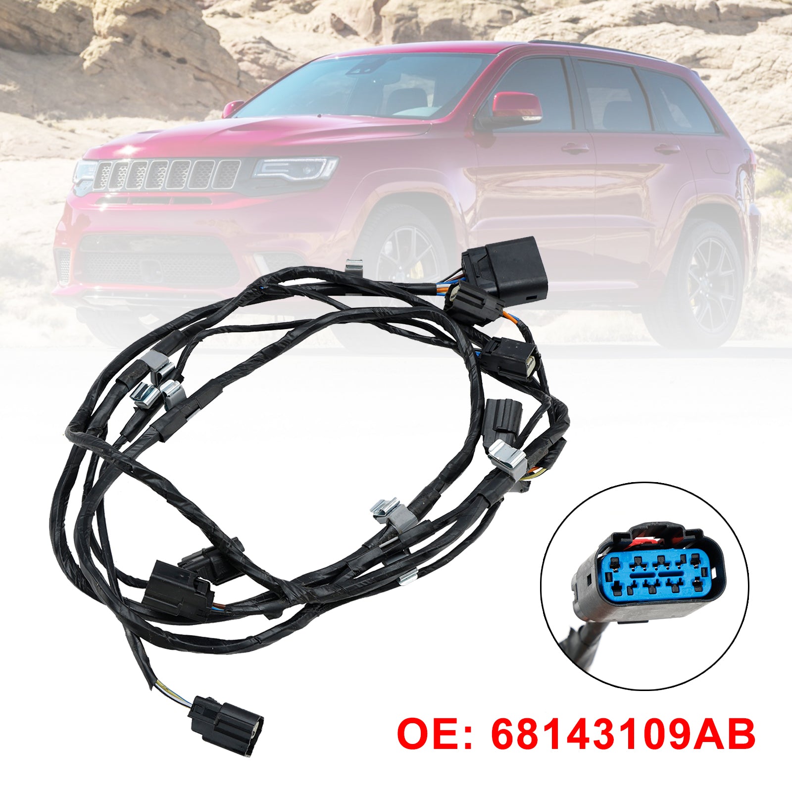 Arnés de cableado de fascia delantera Jeep Grand Cherokee 2014-2015 68143109AB