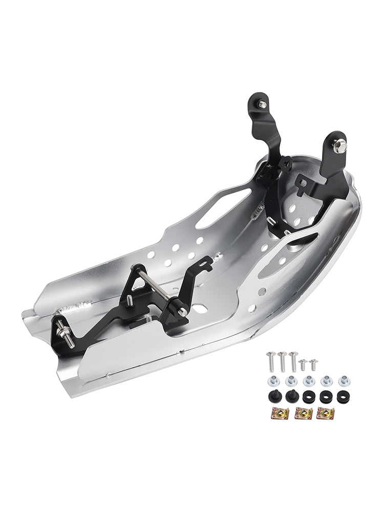 2025-2026 for Thruxton 400 Aluminum Sump Guard Bash Plate Silver